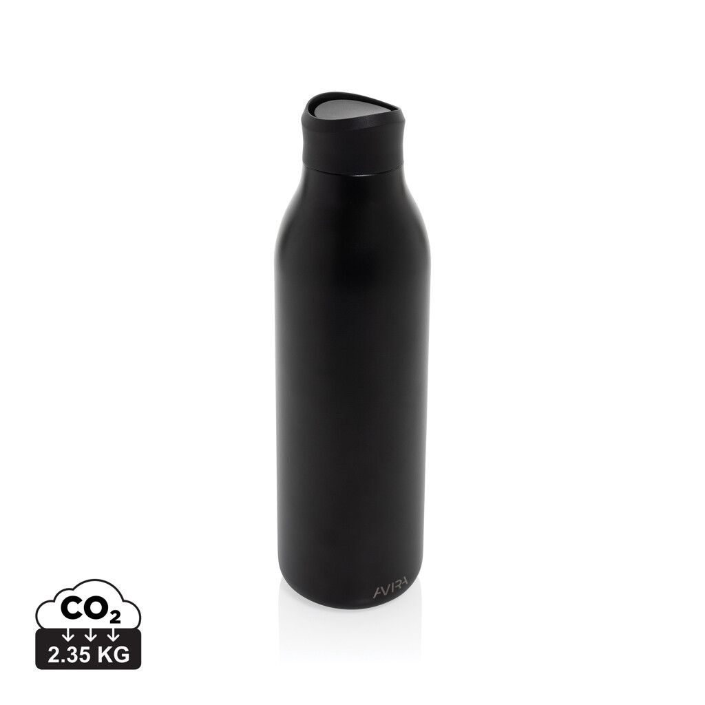 Avira Alok 360 Klick-Wasserflasche aus RCS rec. Stahl, 600ml - schwarz-443