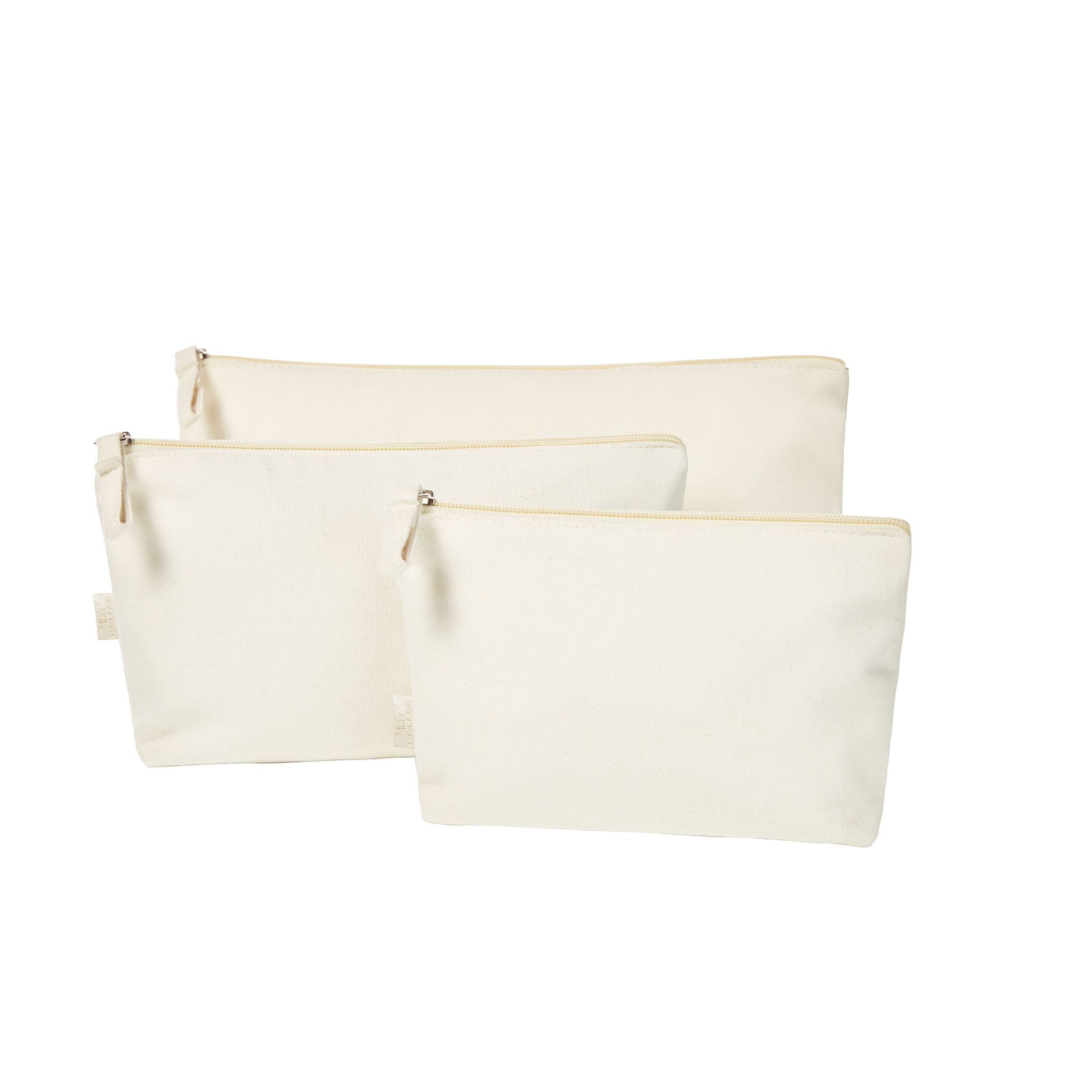 Reißverschluss-Tasche ORGANIC S - natur-573