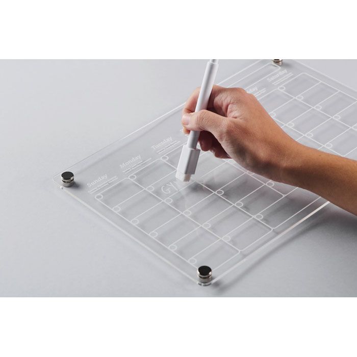 Magnetischer Monatsplaner PLANIT - transparent-772