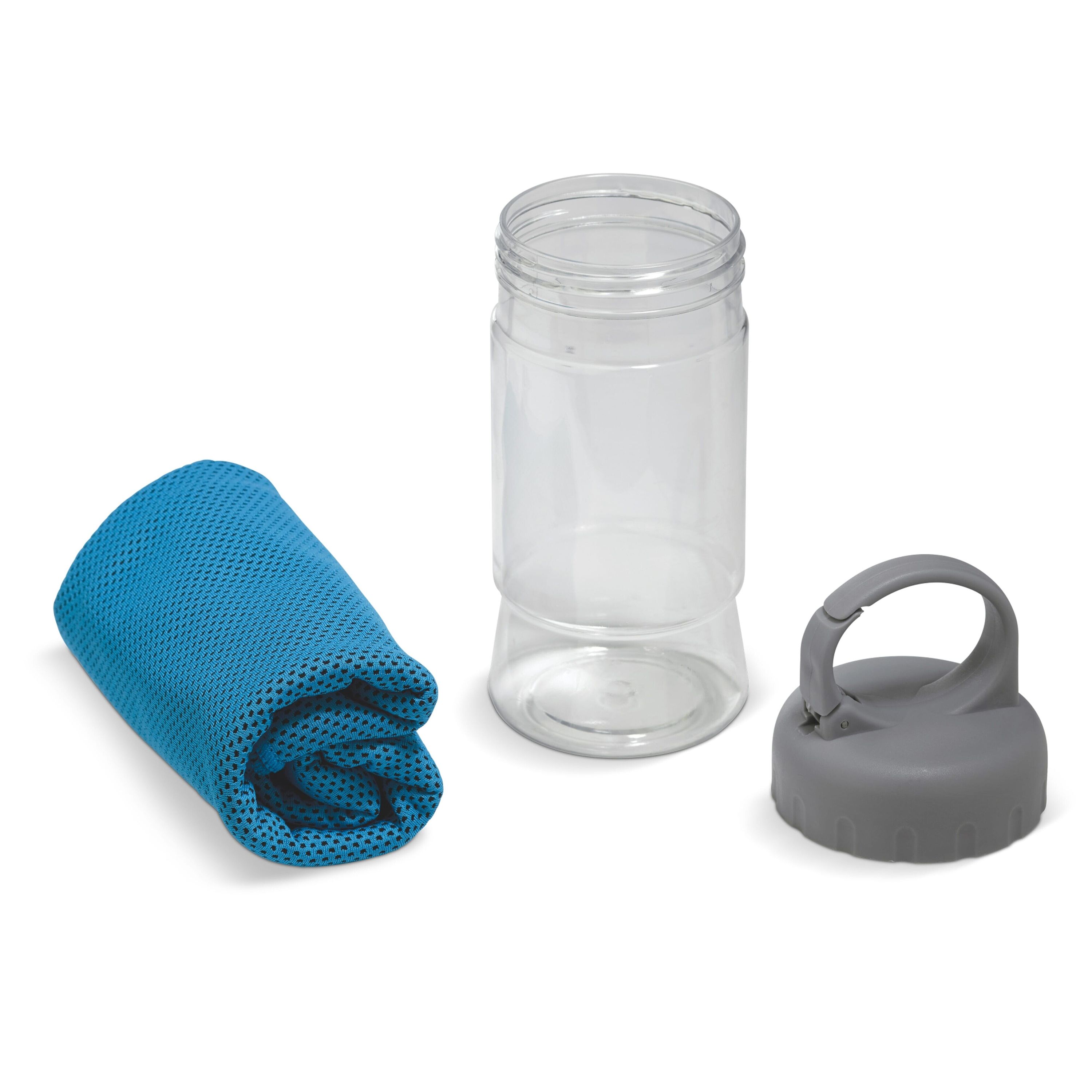 Fitness-Handtuch 32x88cm - blau-530