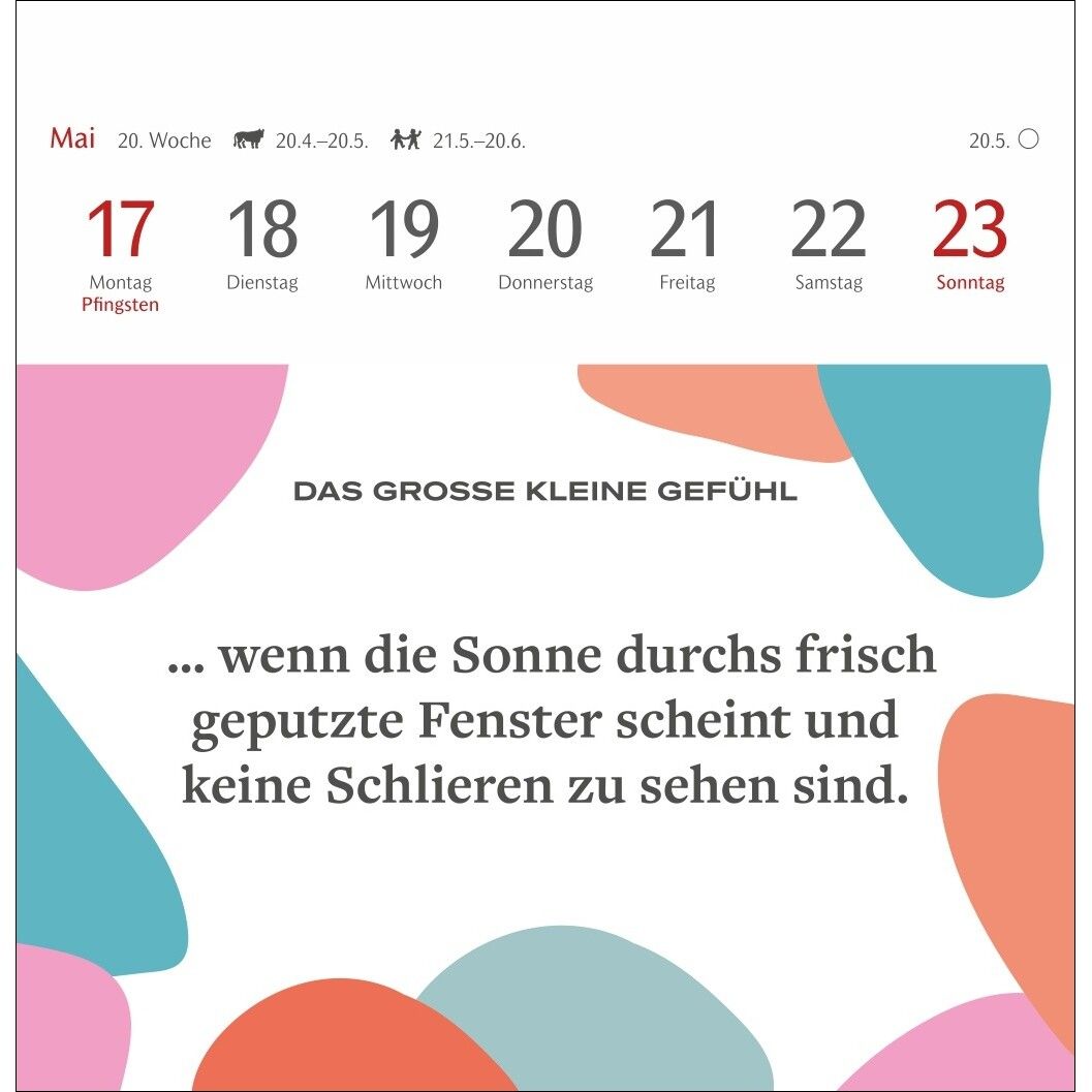 Das große kleine Gefühl Premium-Postkartenkalender-469