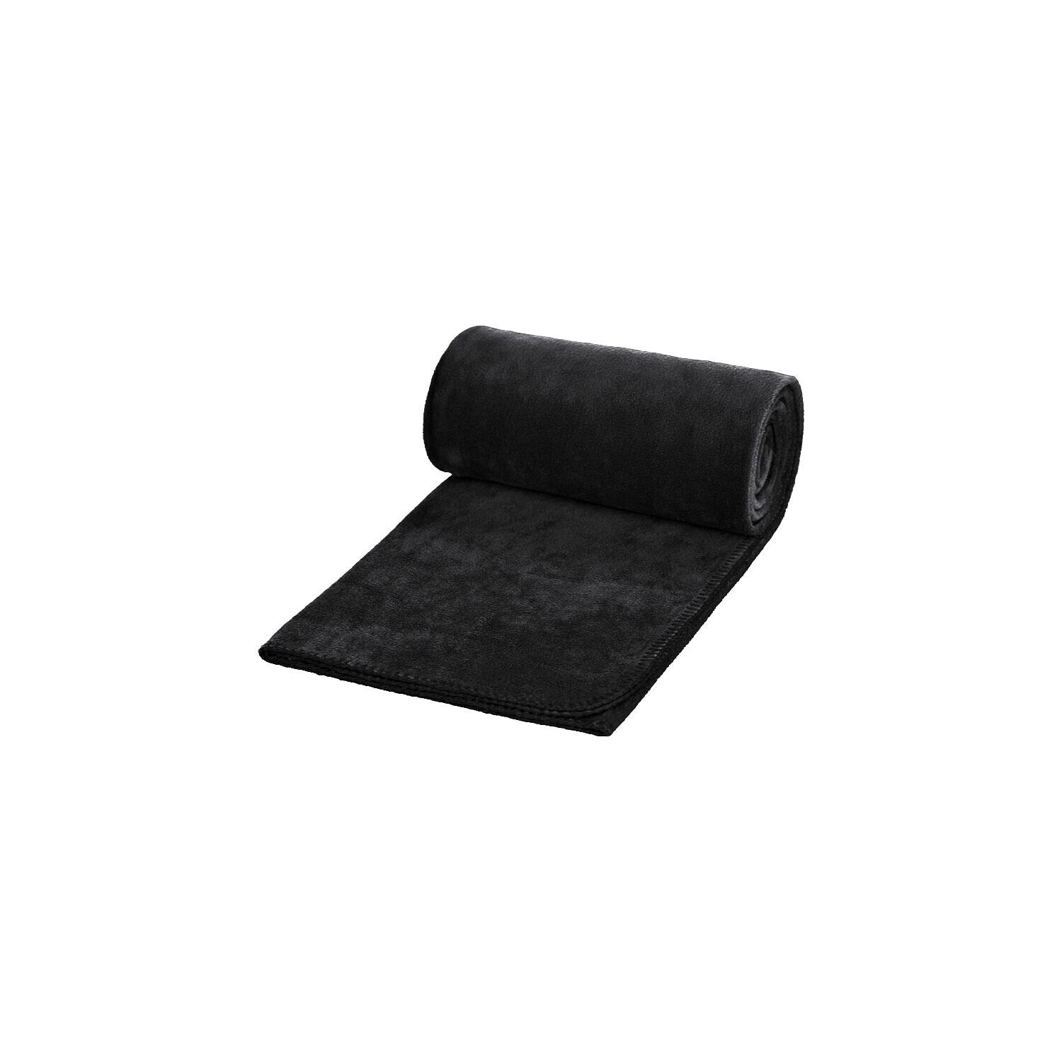 Fleecedecke Basic - 120x150 cm - 180 g/m² - schwarz-404