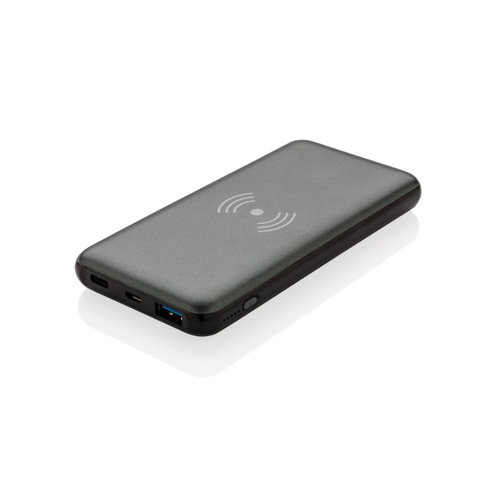 10.000 mAh FastCharging 10W Wireless Powerbank mit PD - grau-554