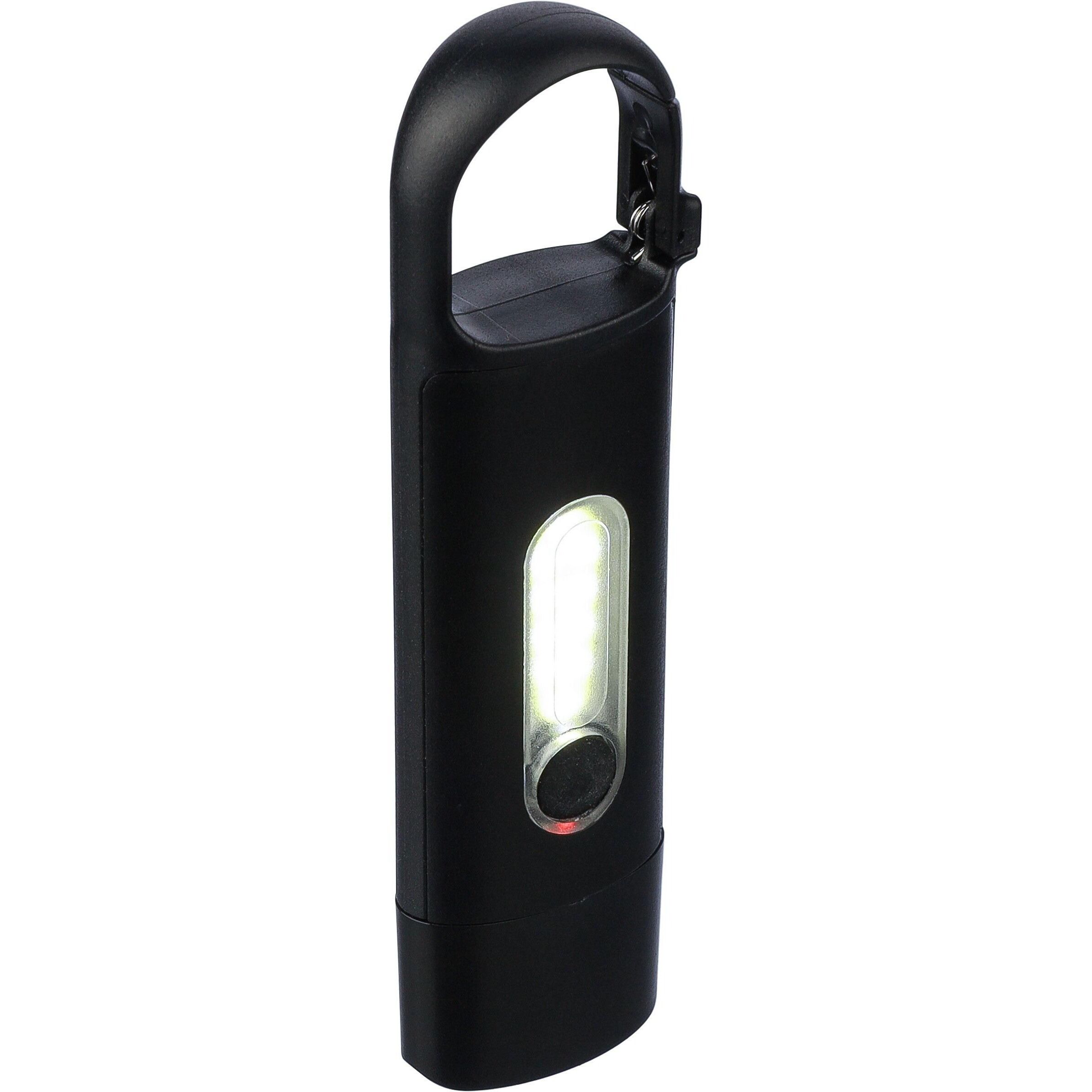 Recycelte ABS Mini-Taschenlampe Zai - schwarz-702