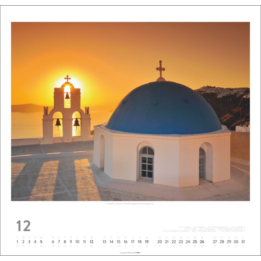 Griechische Inseln - Landschaft & Natur Kalender-55