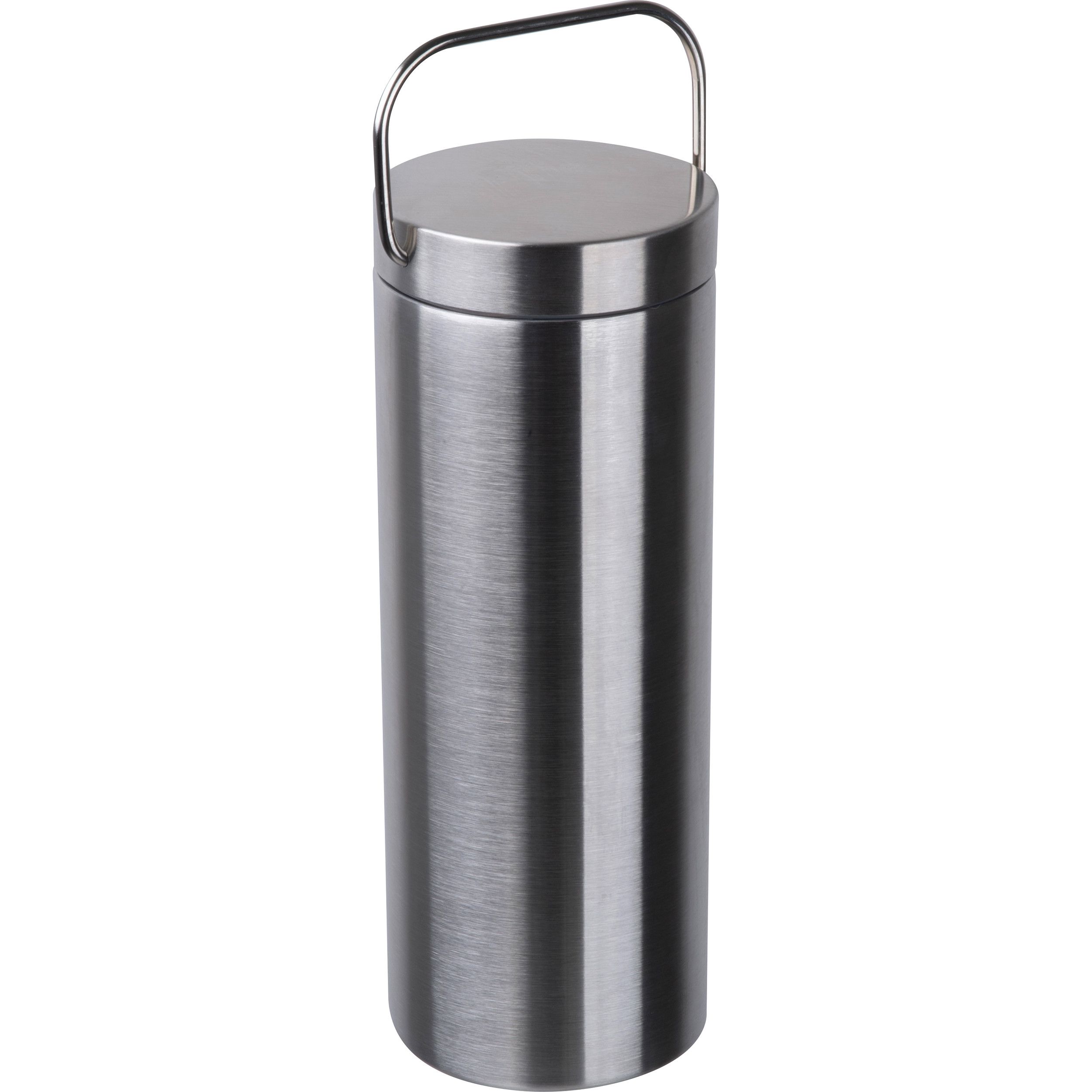 Vakuum Edelstahltrinkflasche, 600ml NESTOR - silbergrau-189
