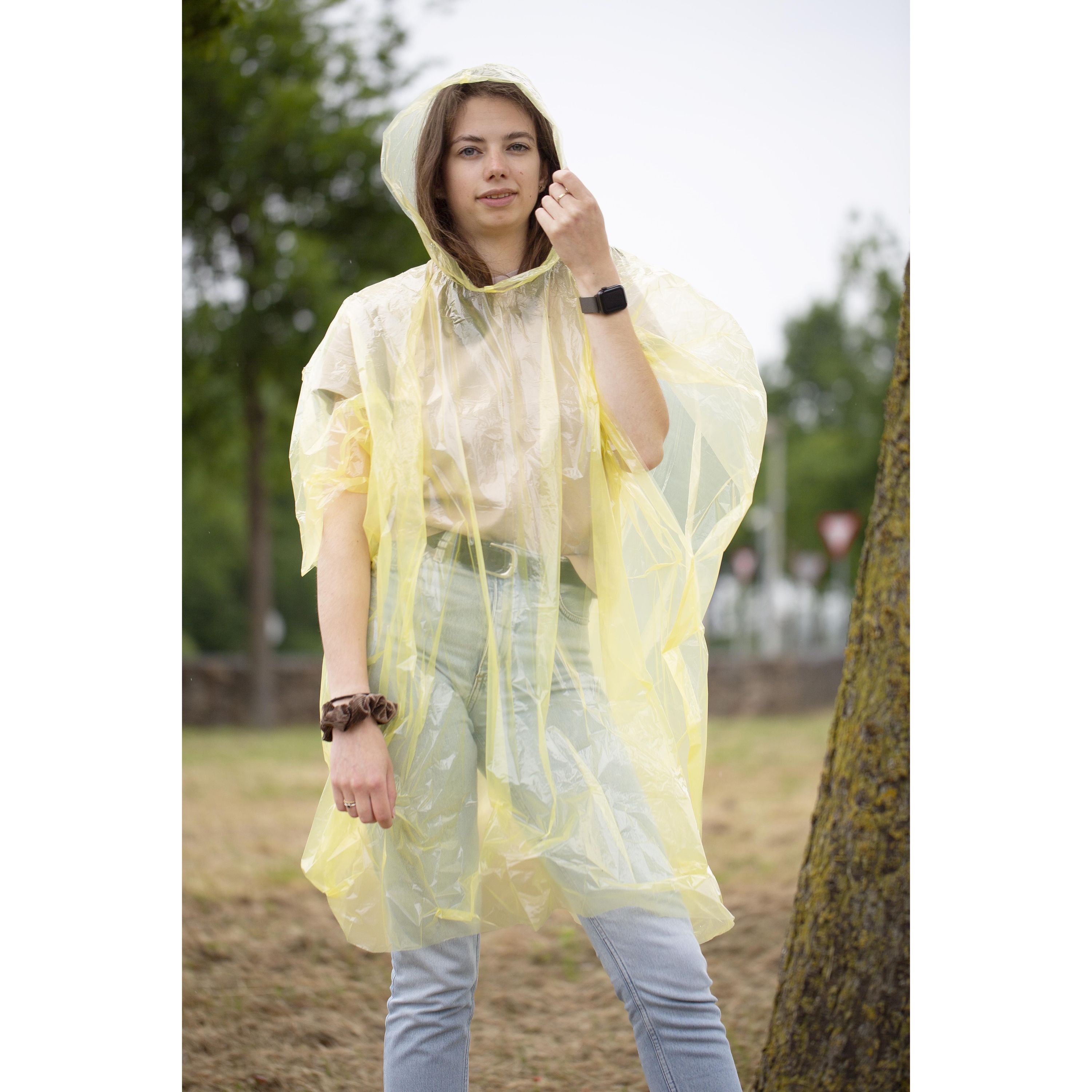 Universalponcho Pablo - hellblau-372