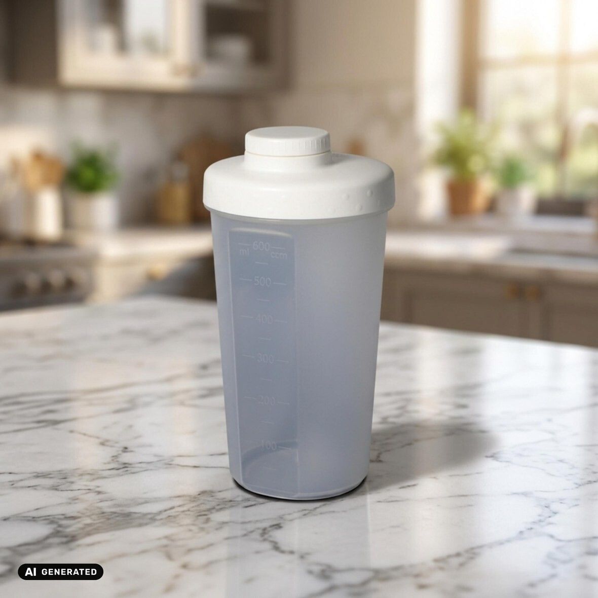 Shaker Energy, 600 ml - transparent-grau - schwarz-835