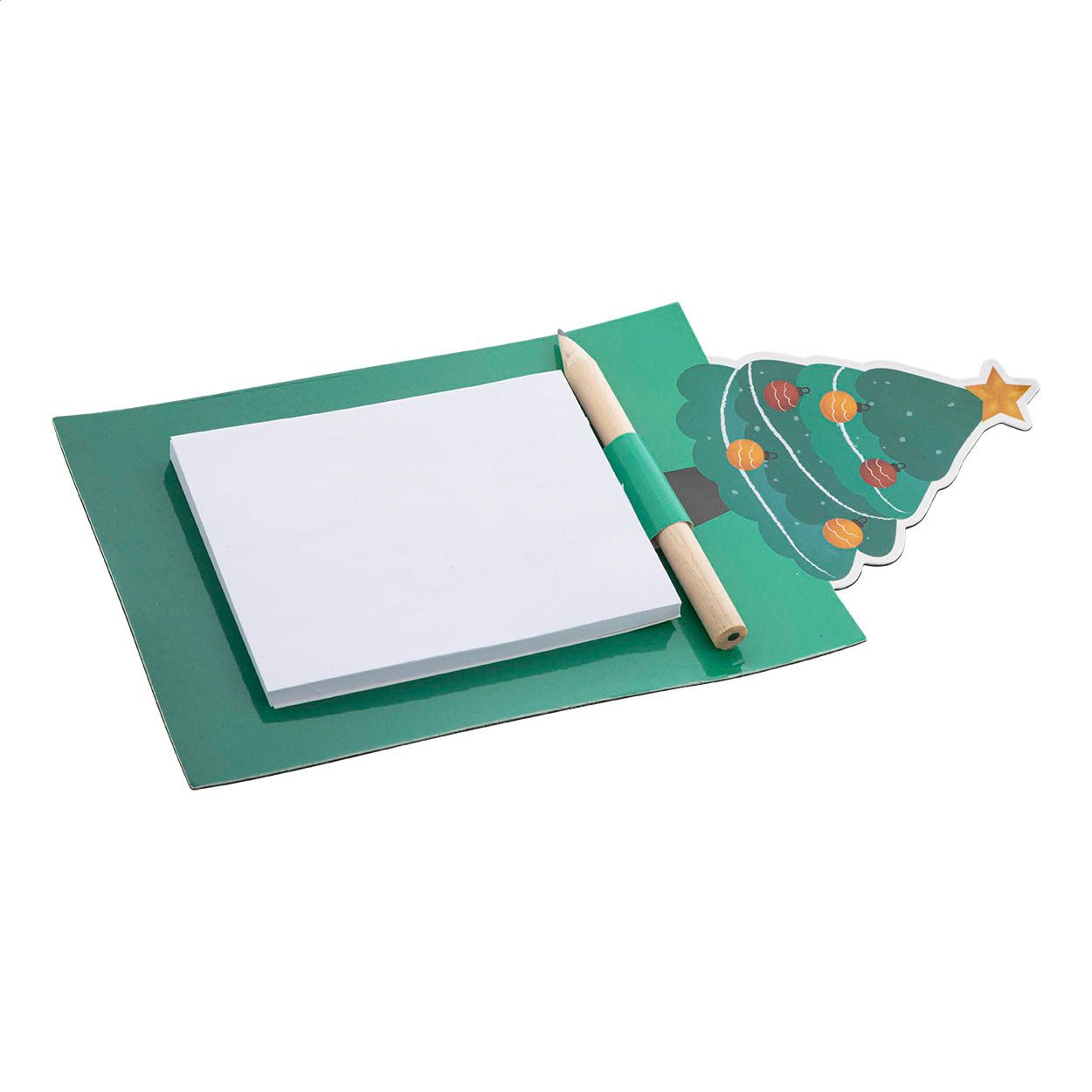Julliste Magnetischer Notizblock Weihnachten, Weihnachtsbaum - grün-996