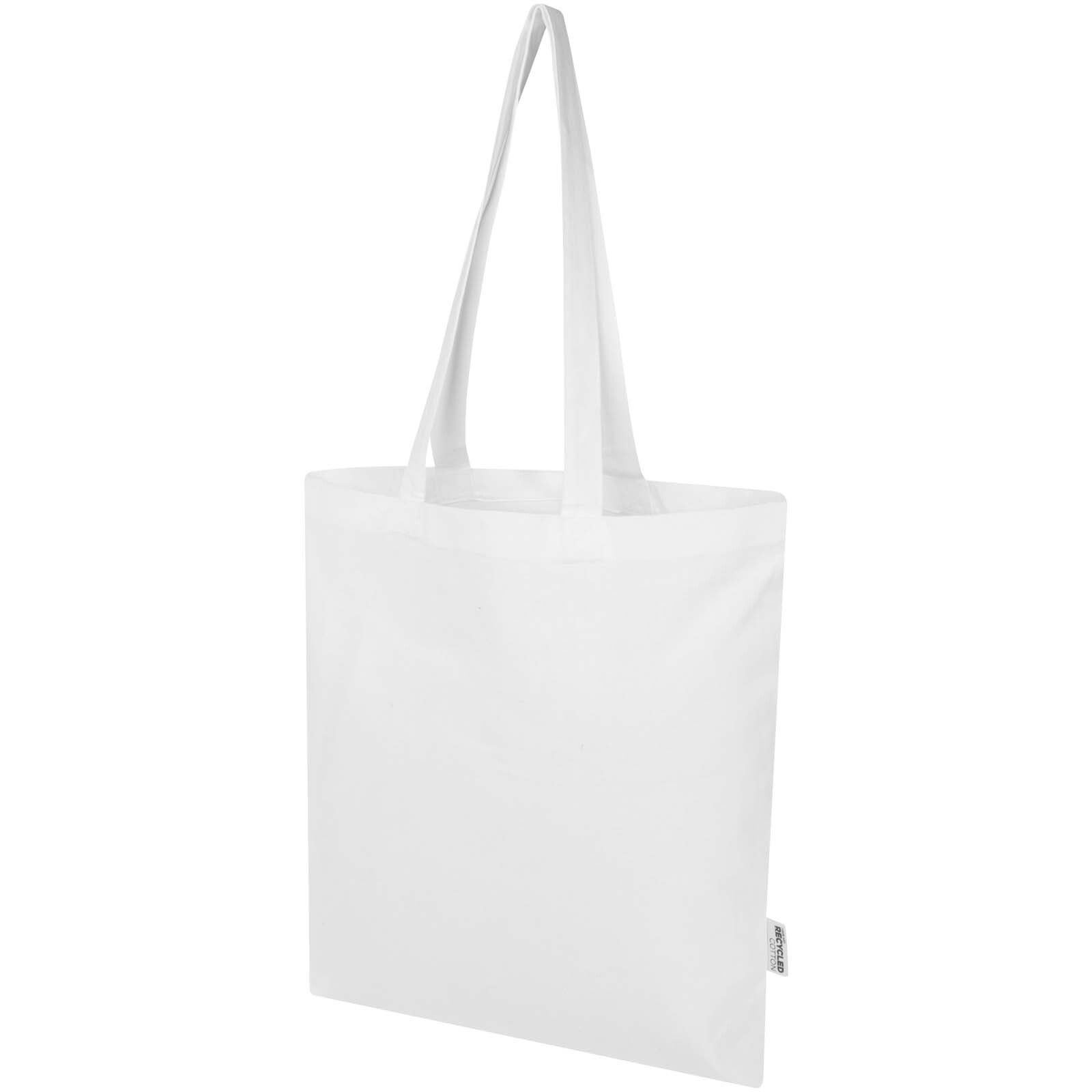 Peru Blend 180 g/m² Tragetasche aus GRS recycelter Baumwolle 7L - weiss-252