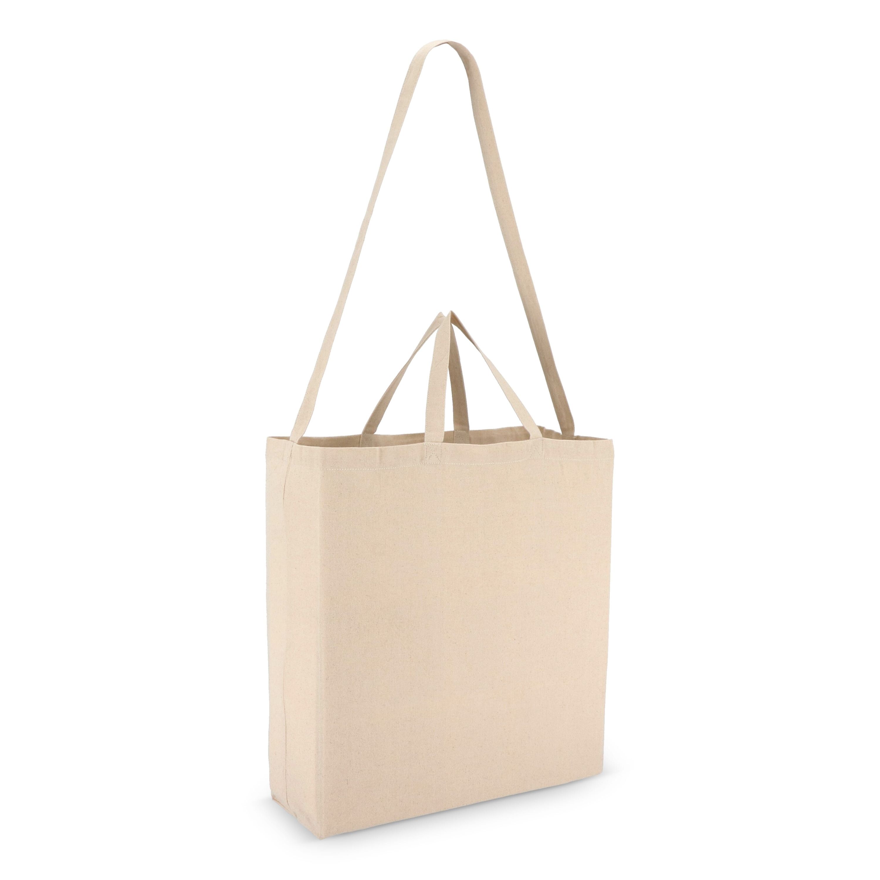 Tragetasche aus Baumwolle OEKO-TEX® 40 x 13 x 44cm 220g/m² - natur-9