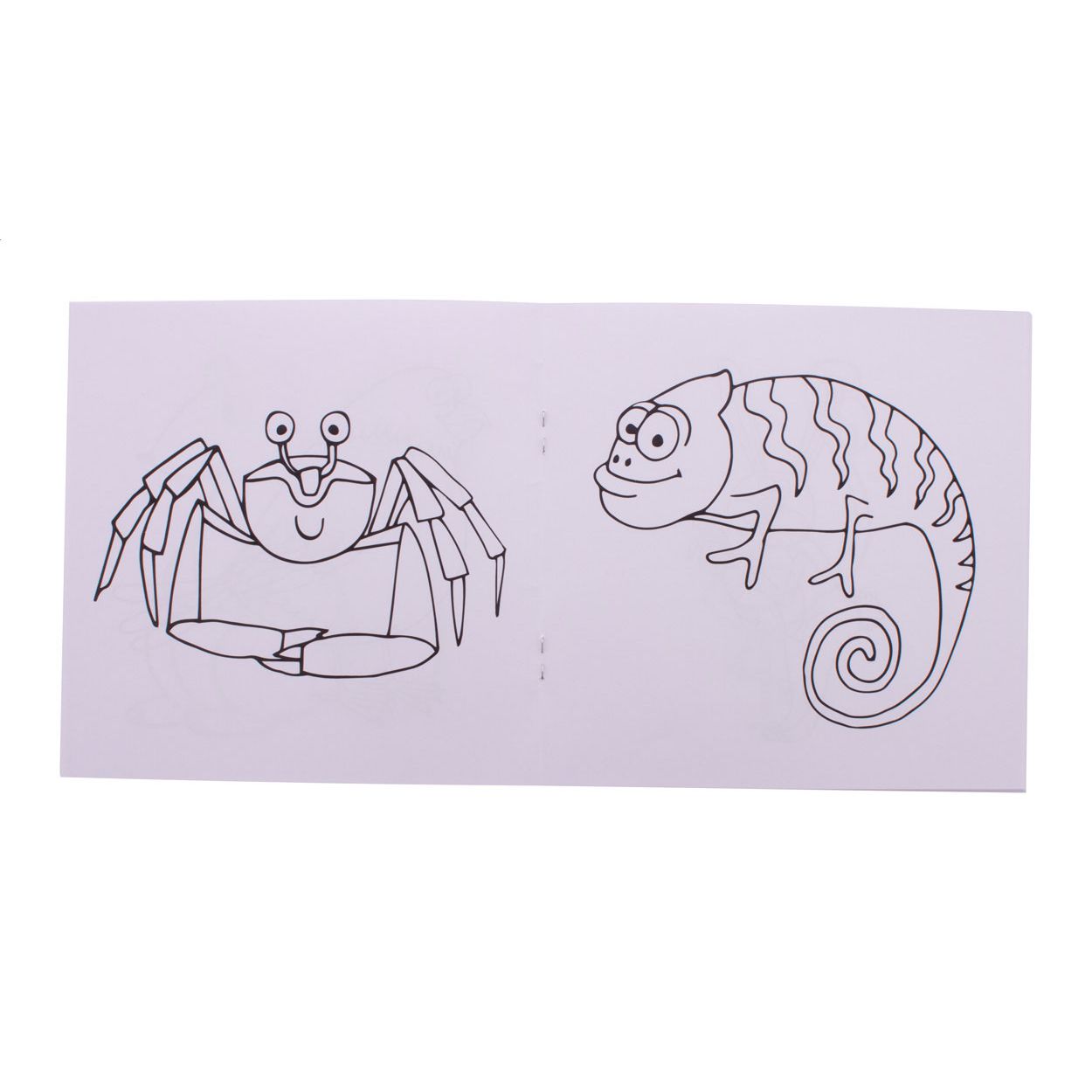 Individuelles Malheft, Tiere ColoBook - weiß-105