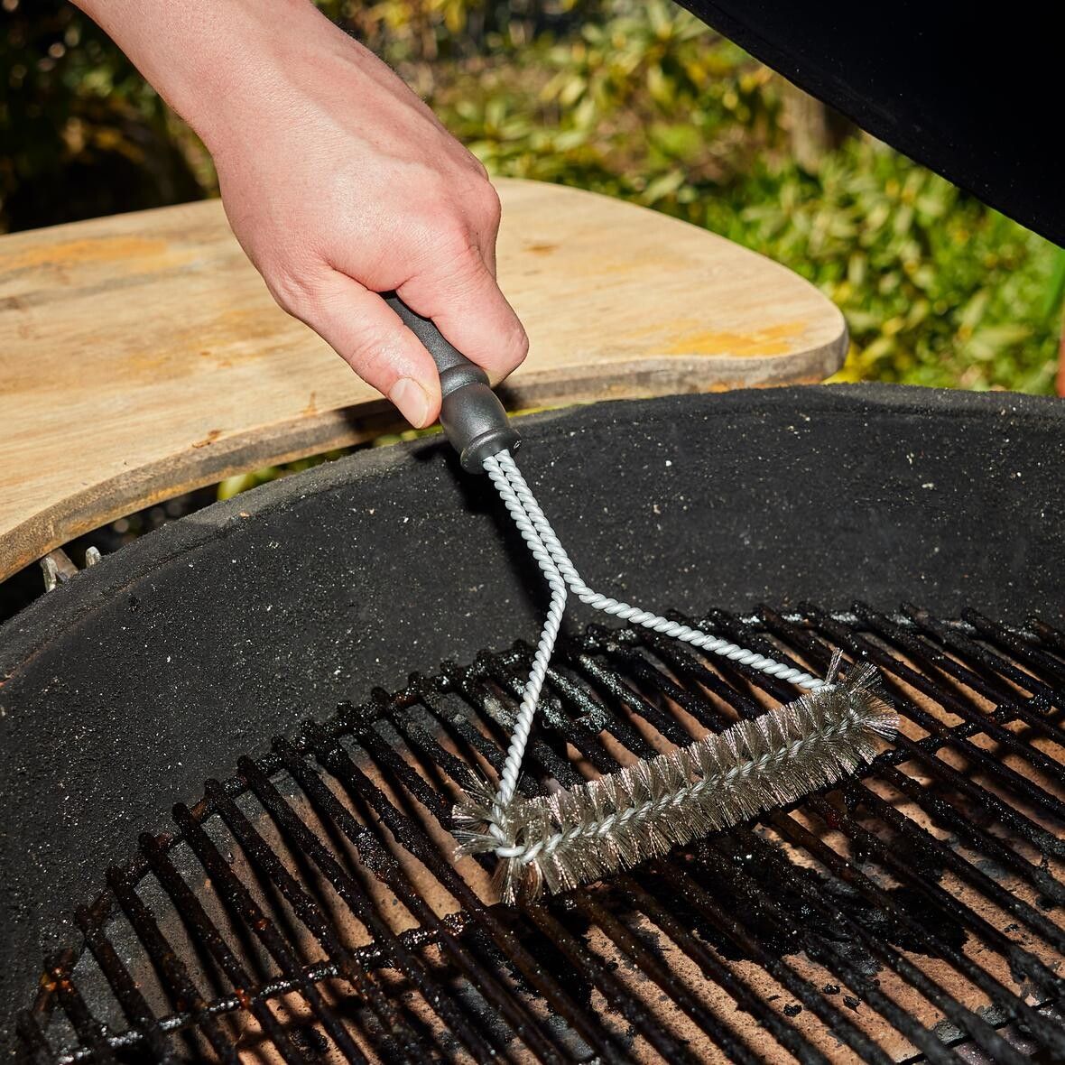 Grillbürste Clean - silber - schwarz-786