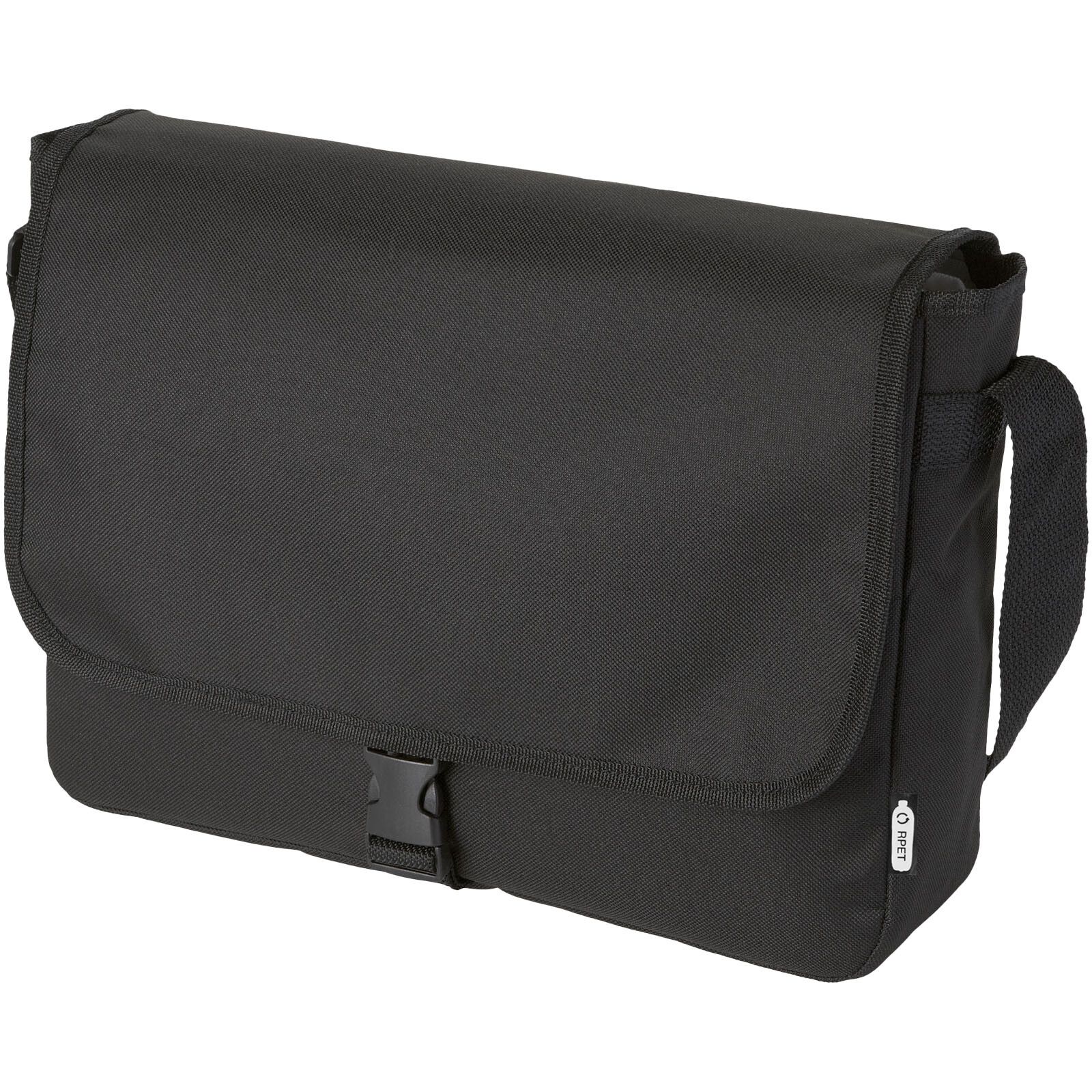 Retrend RPET Schultertasche 6L - schwarz-613