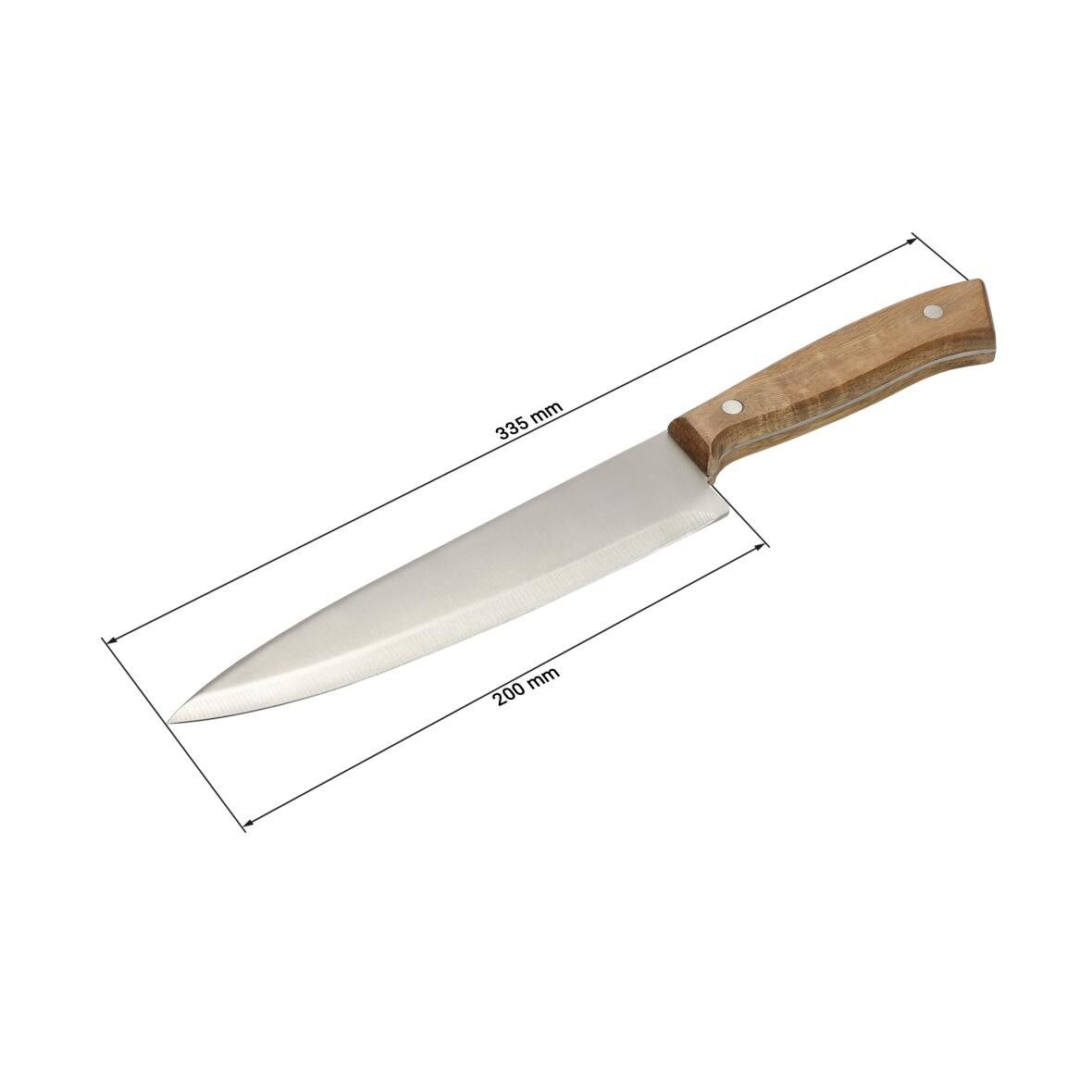 Chefmesser Allround - silber - natur-480
