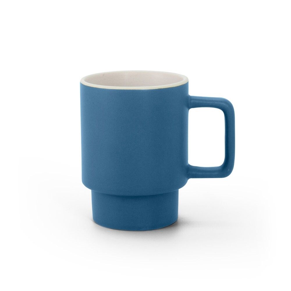 KUERTEN Reisebecher aus Edelstahl mit Keramikbeschichtung innen 470ml - blau-705