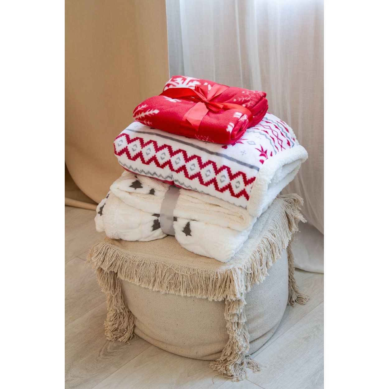 Hobborn RPET Weihnachtsdecke - mehrfarbig-946