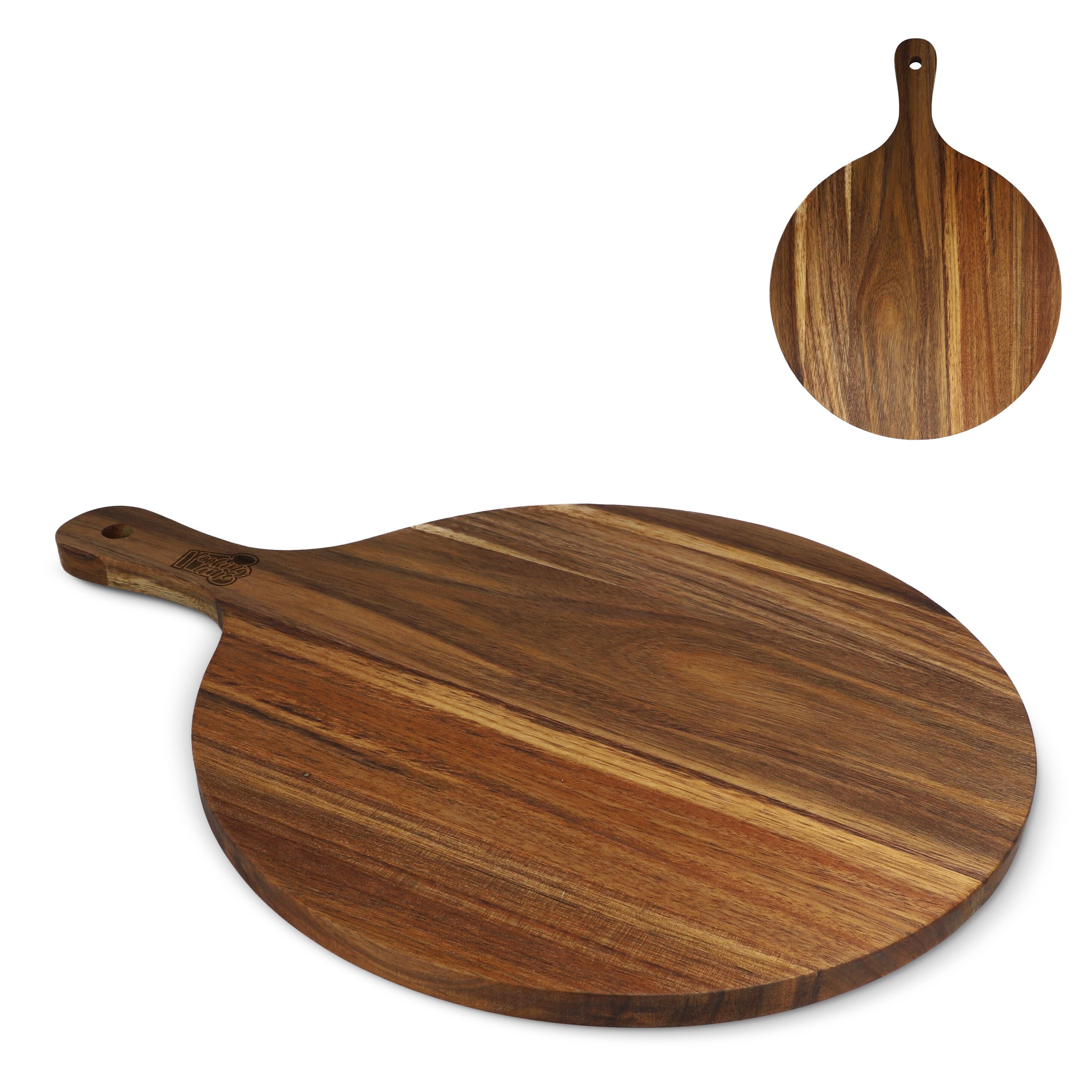 InSideOut Servierplatte aus Holz rund, 31,5cm - holz-854