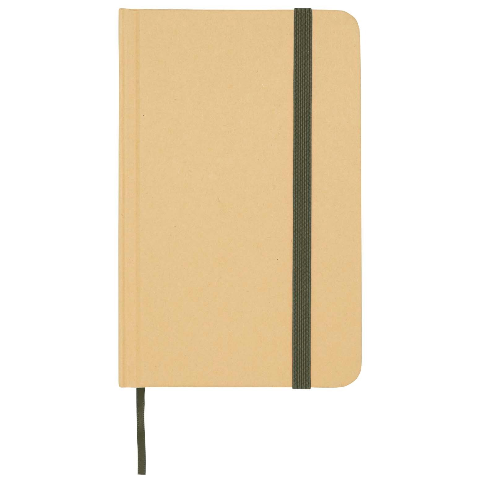 Reed A6 Hardcover Notizbuch, blanko, aus recyceltem Material - waldgrün-993