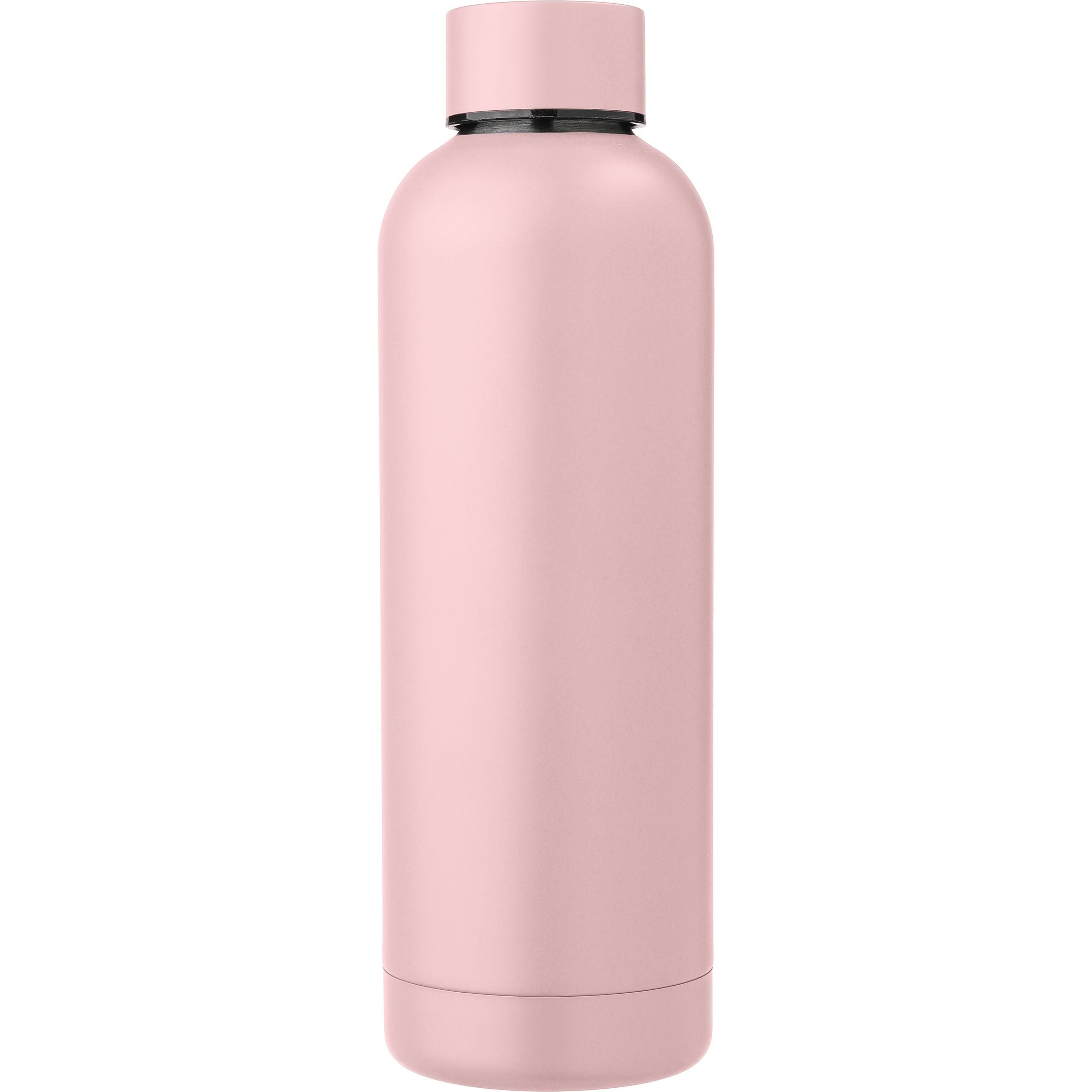 Flasche aus recyceltem Edelstahl (500 ml) Isaiah - pastellrosa-723