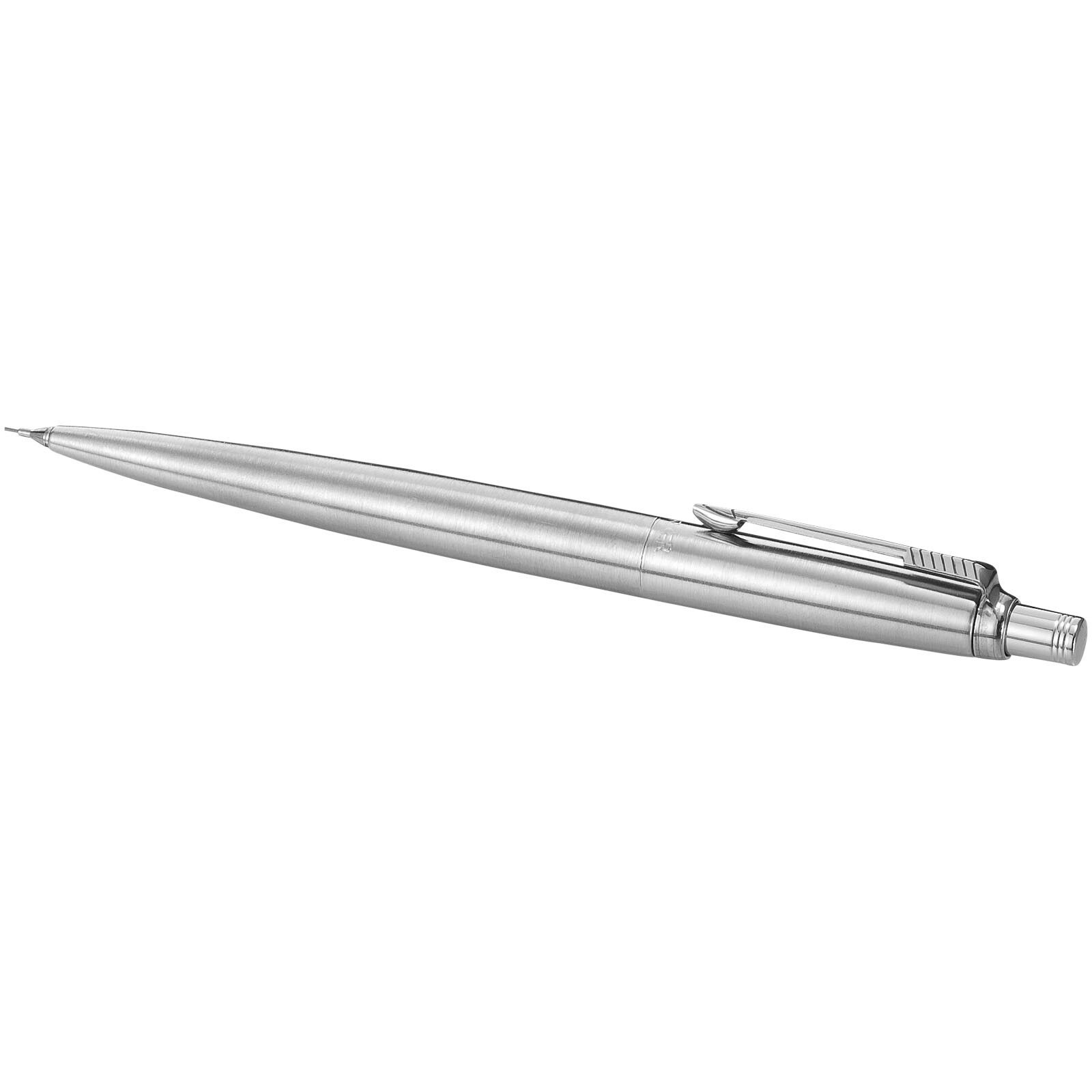 Parker Jotter Druckbleistift mit integriertem Radiergummi (schwarze Mine) - stahl-51