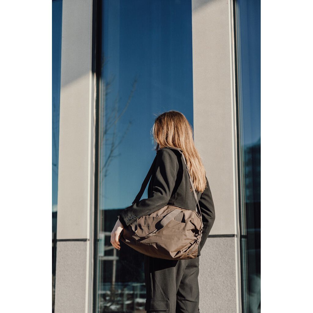 KENTO URBAN Weekender aus RCS recyceltem Nylon - braun-955