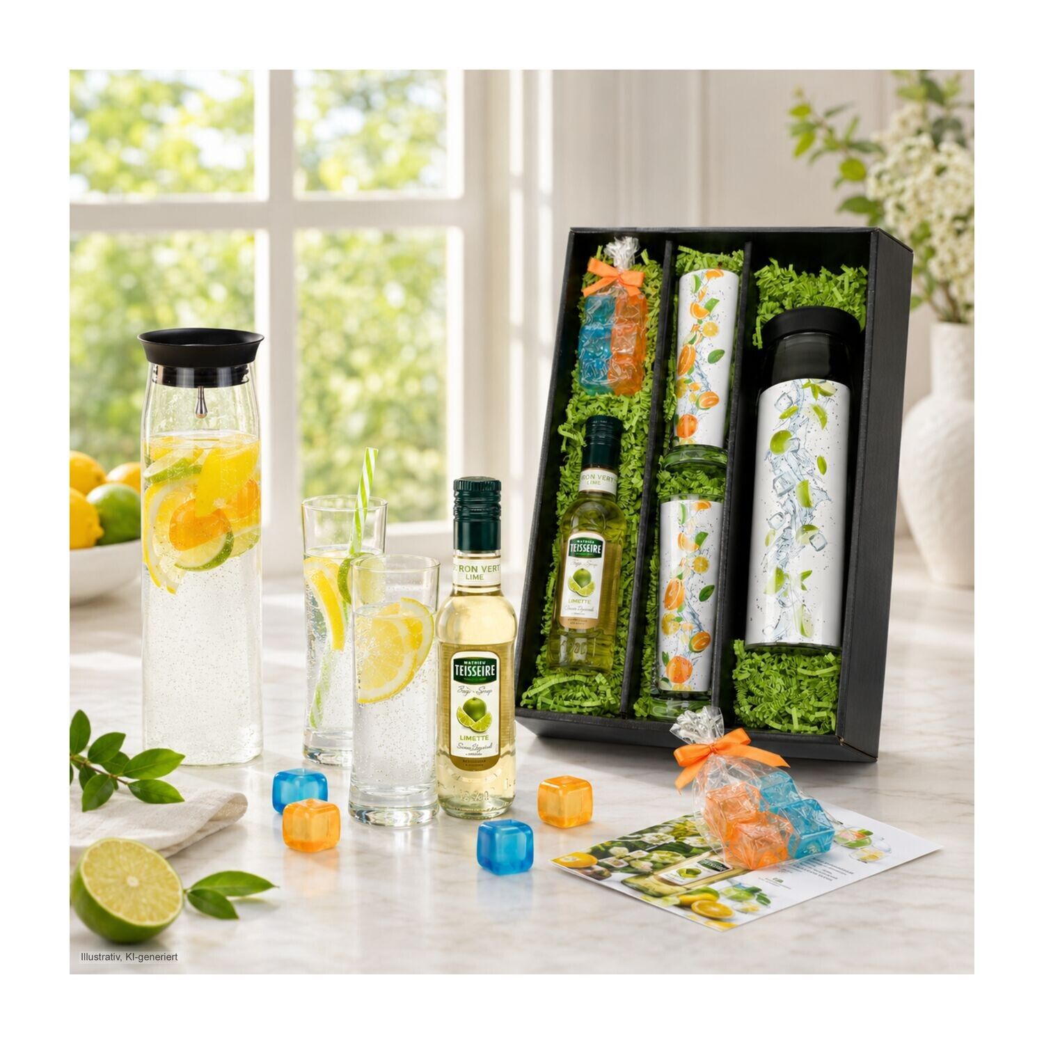 Geschenkset Karaffe Frisch & Fruchtig-341