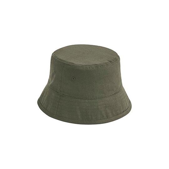 Organic Cotton Bucket Hat - olive green-89