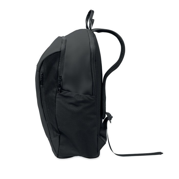 15" Laptop-Rucksack PU KOROVIN - schwarz-990
