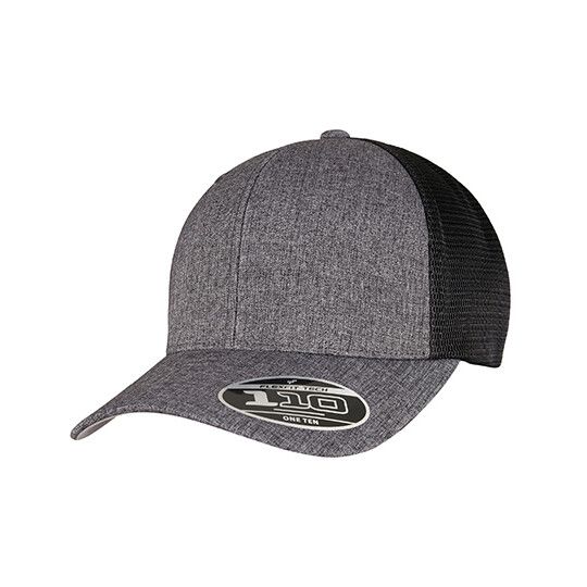 melange charcoal - black