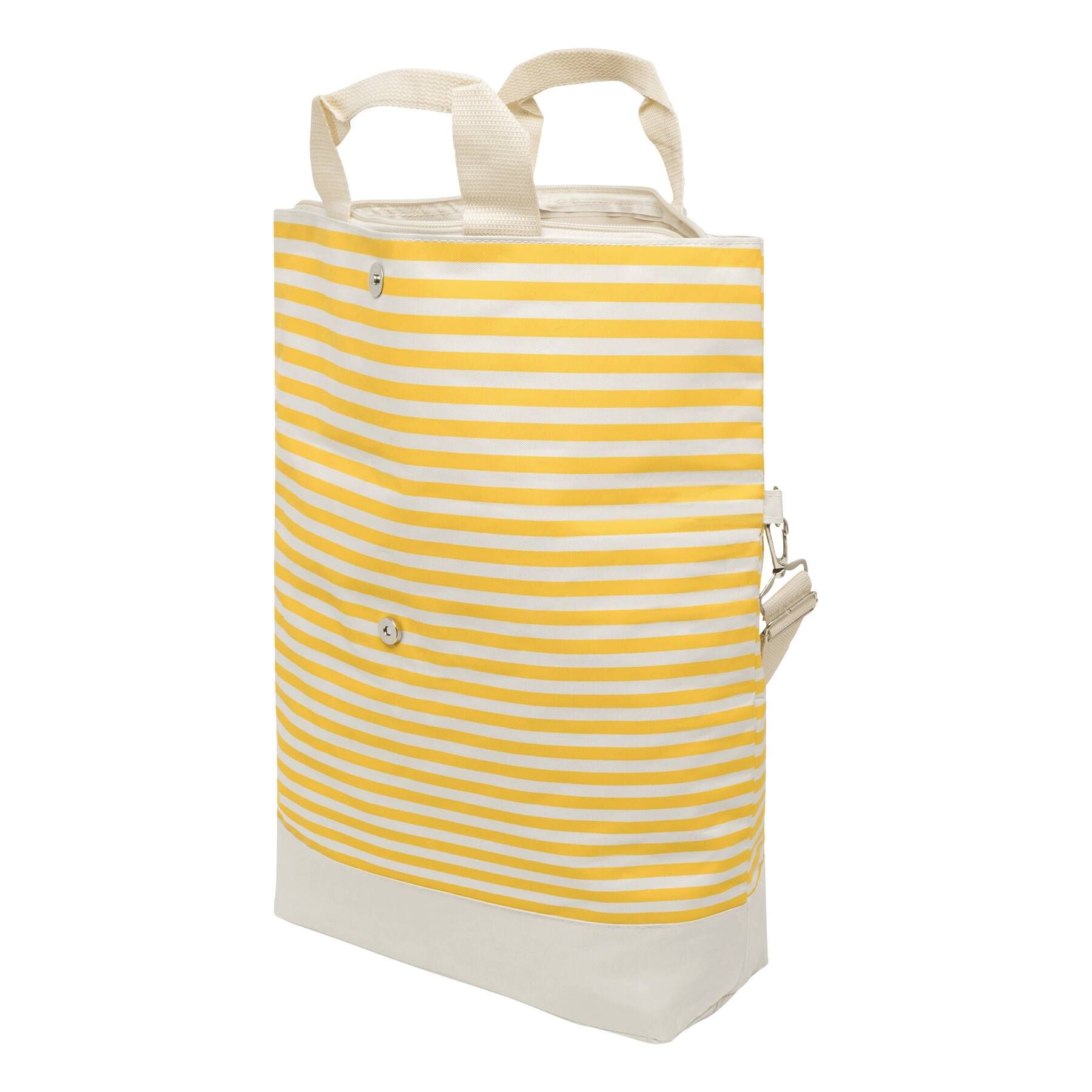 Strandtasche JUIST - beige - gelb-324
