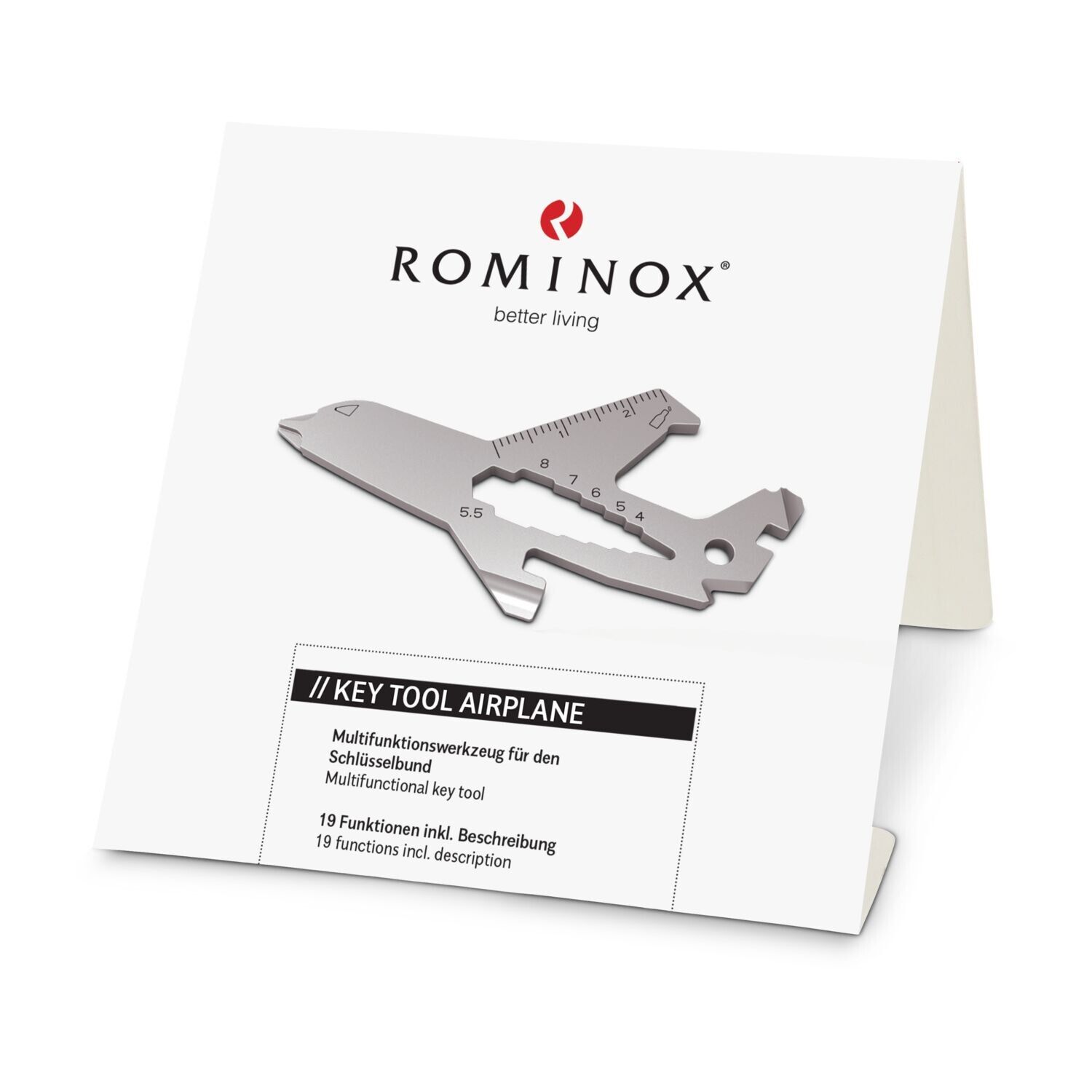 ROMINOX® Key Tool Airplane - 19 functions (Flugzeug)-544
