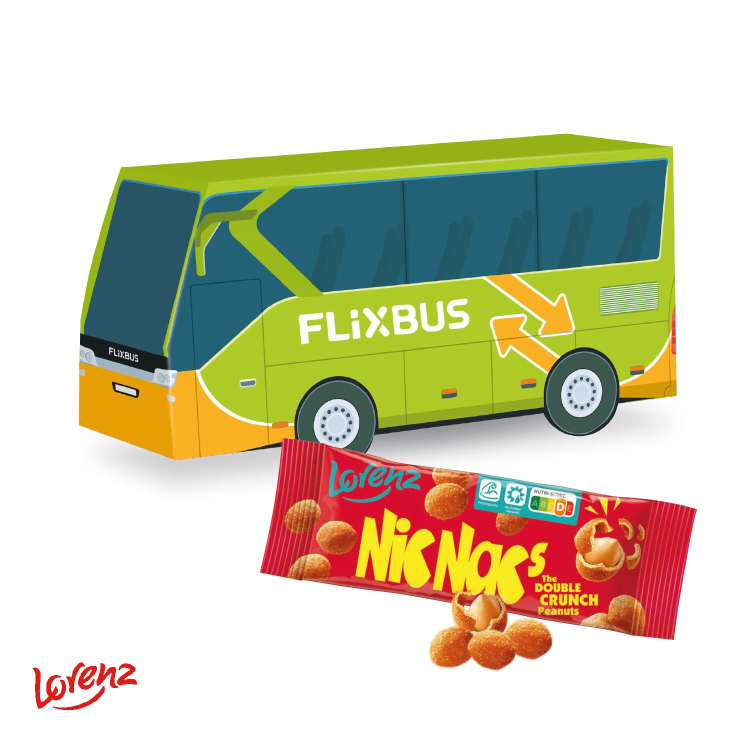3D Präsent "Bus" mit Lorenz Nic Nac'S-25