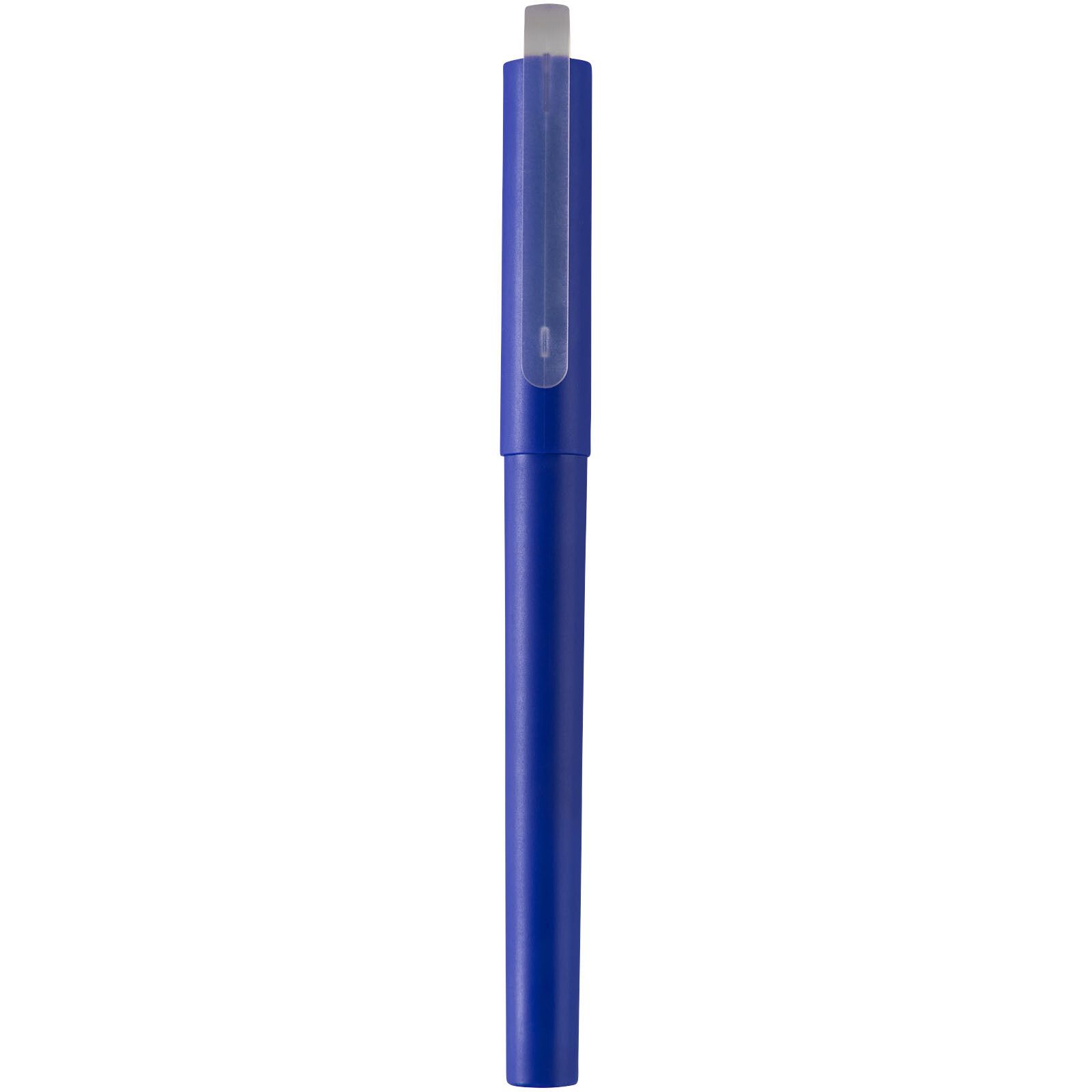 Mauna recycelter PET Gel-Rollerbal (schwarze Mine) - royalblau-614