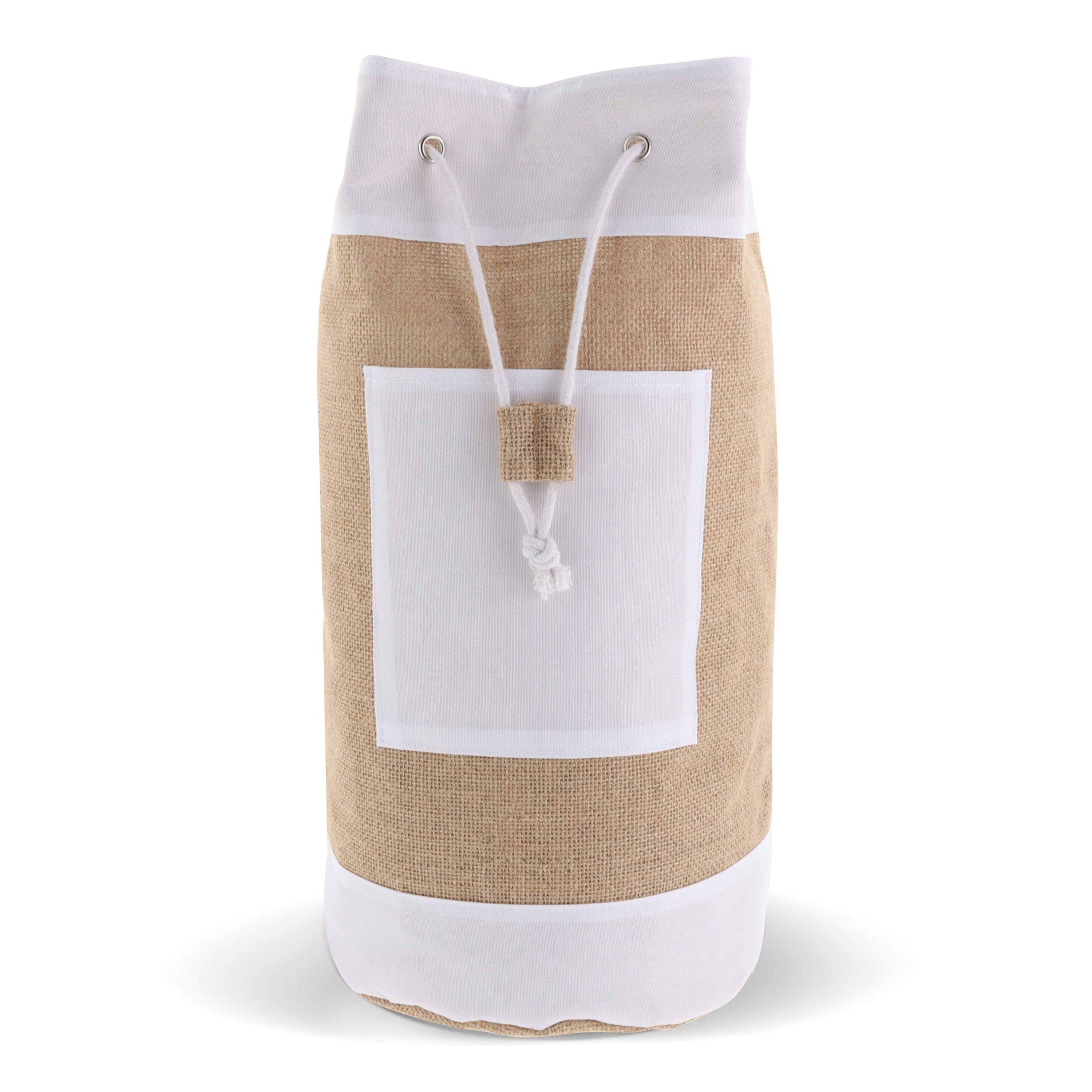 Seesack aus Baumwolle und Jute - natur-690