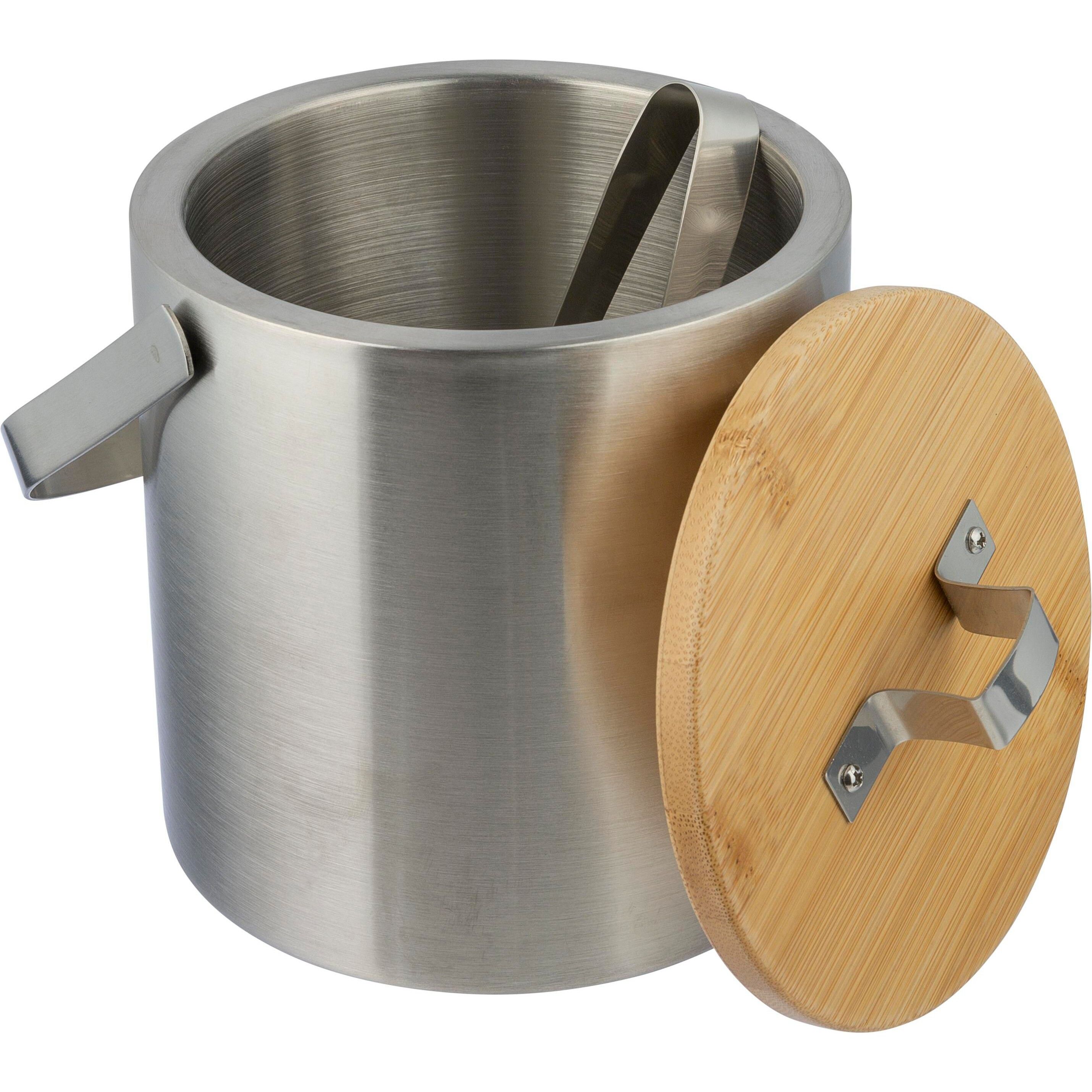 Doppelwandiger Eiskübel aus Edelstahl Fenwick - silber-259