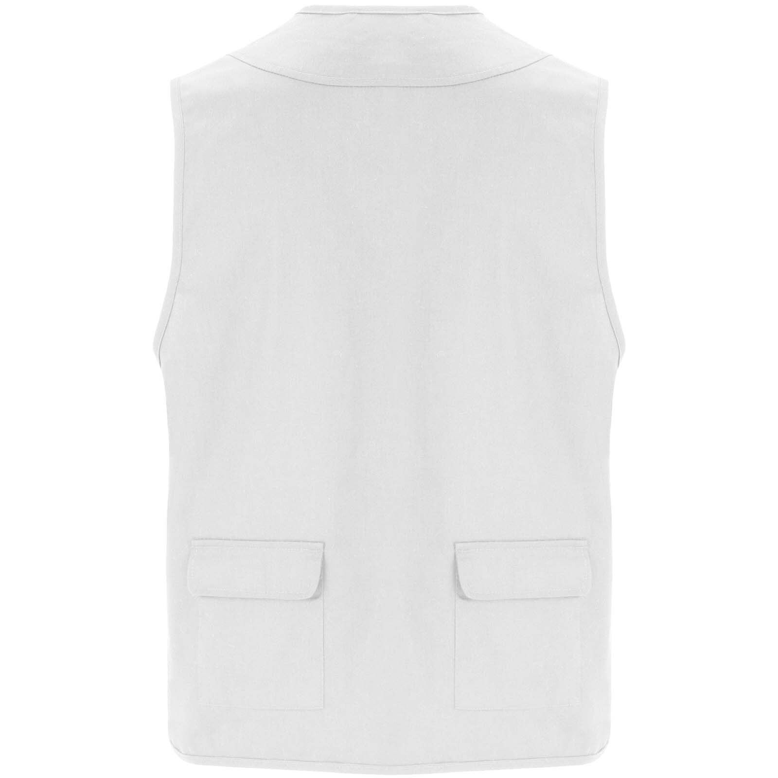 Venera Arbeitsweste mit V-Ausschnitt und mehreren Taschen, 200 g/m2  - weiss-285