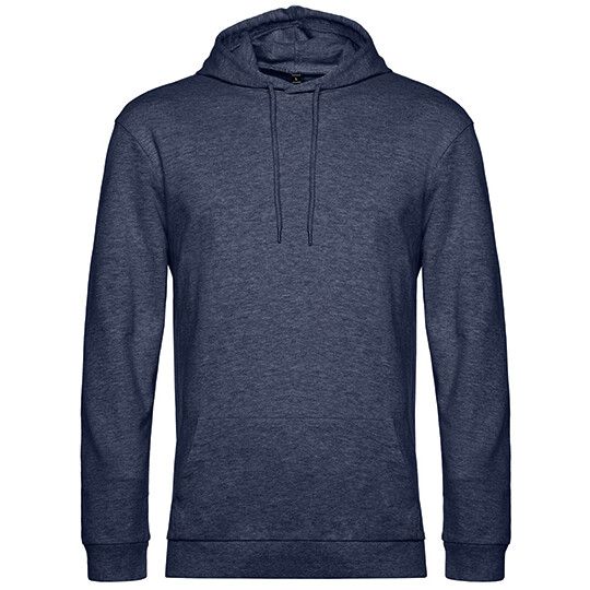 #Hoodie - heather navy - M-538