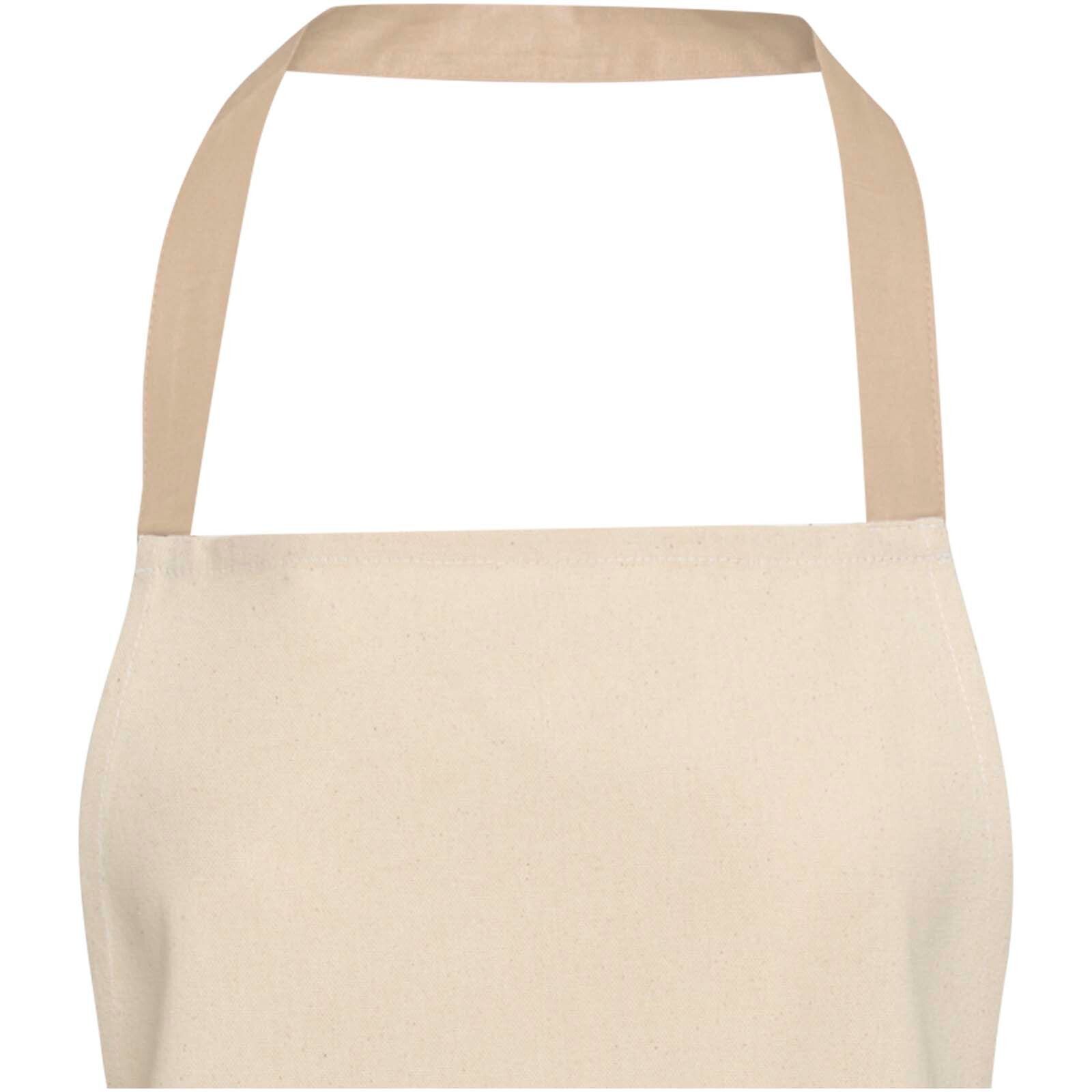 Nia 200 g/m² Schürze aus recycelter Baumwolle - oatmeal-893