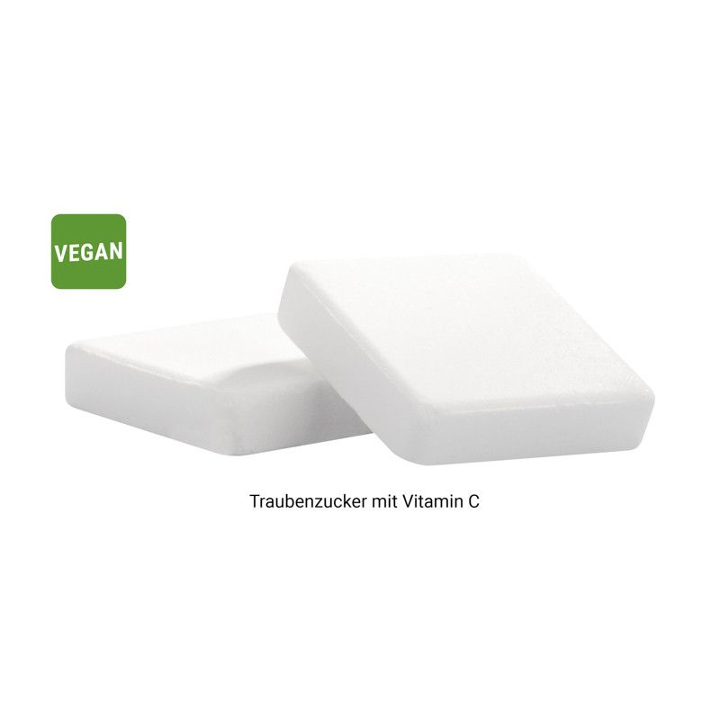 Traubenzucker mit Vitamin C, Folie weiß, Zitronengeschmack-253