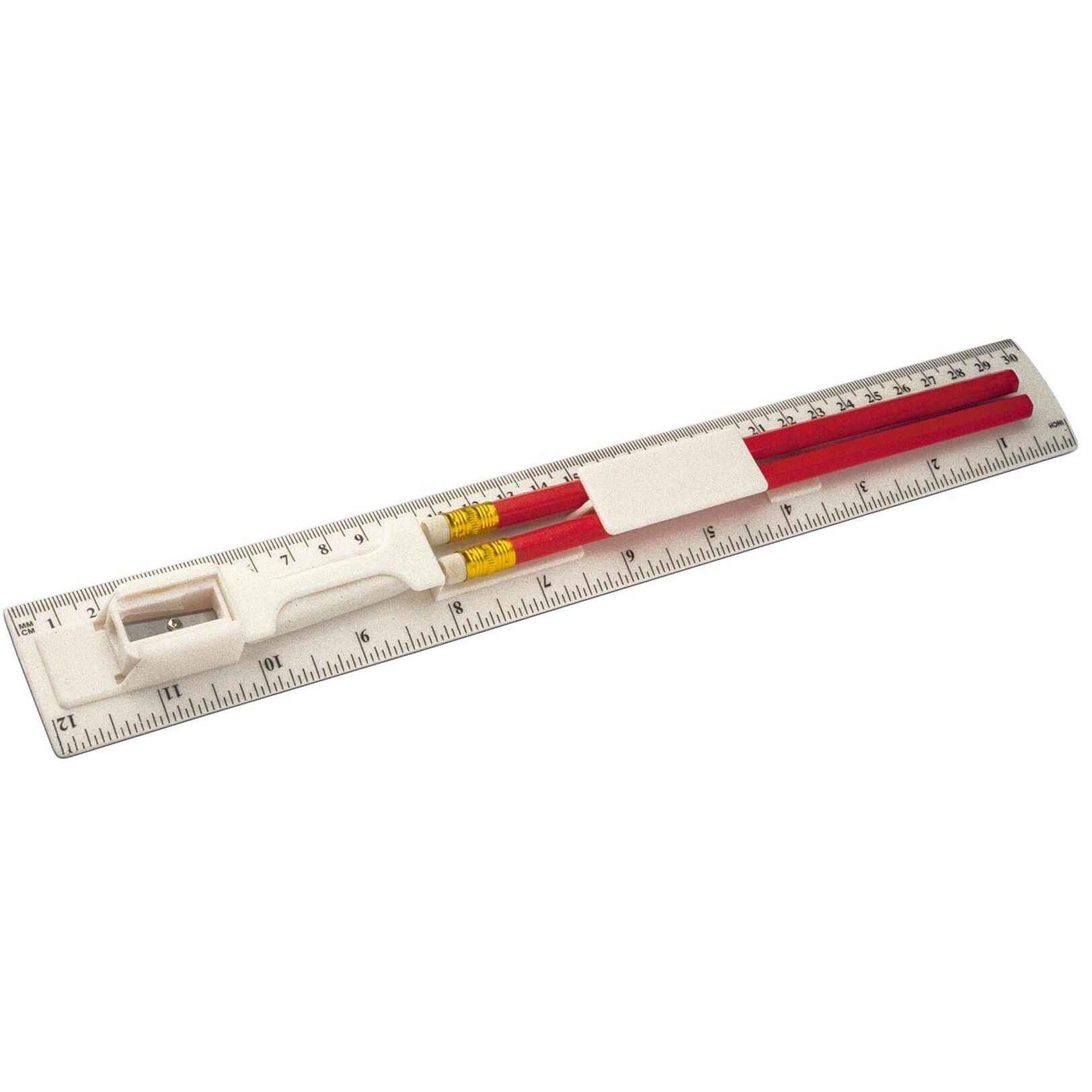Lineal-Set aus Kunststoff Pascale - weiß-559