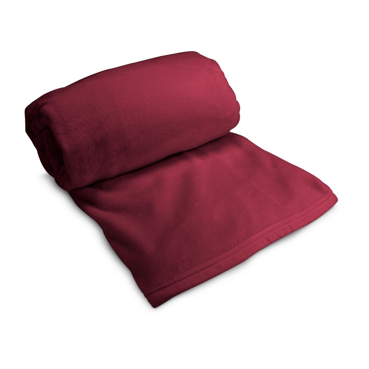 Superflauschdecke - 150x200 cm - 320 g/m² - rot-469