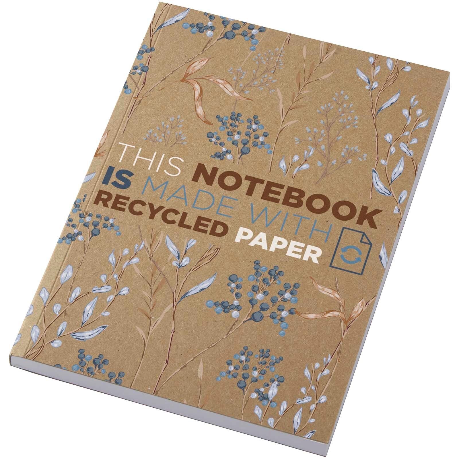 Novella Austen A5 Softcover Notizbuch aus recyceltem Kraftpapier – 100 Blatt - natur-692