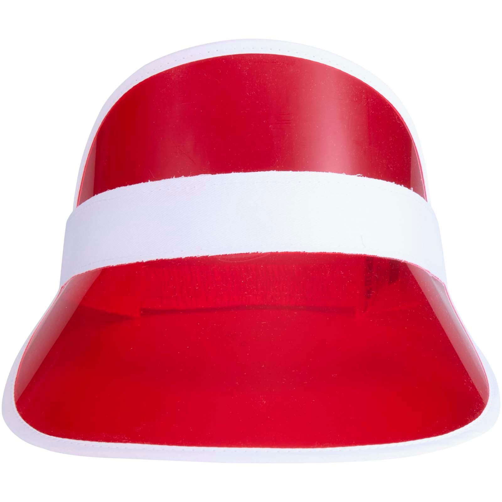Bright Cap mit transparentem Schirm  - rot-30