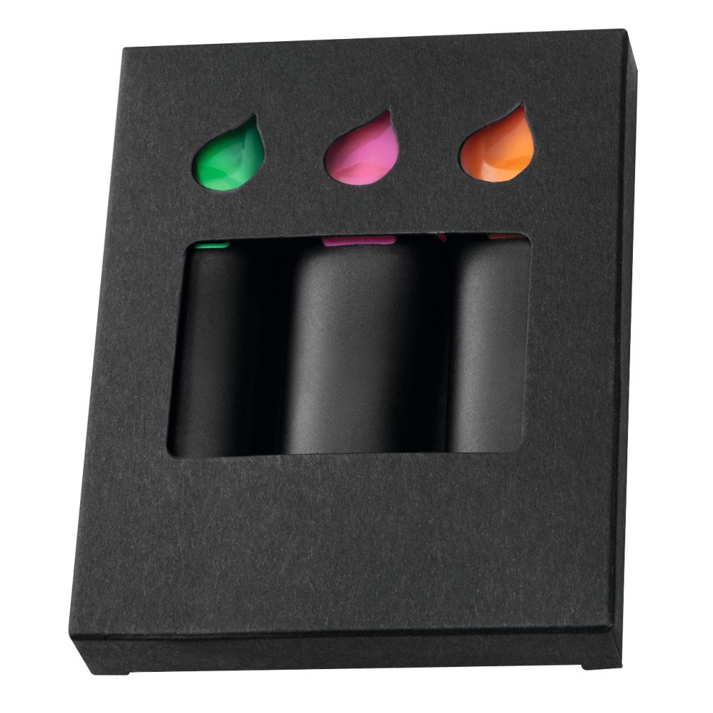 Pappfaltschachtel Verpackung Etui - schwarz-897