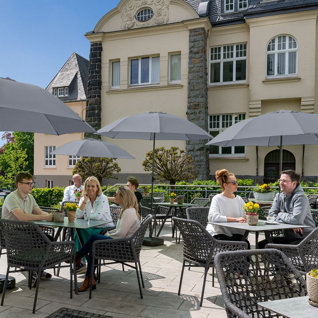 Sonnenschirm XL Ø235 cm - grau-685