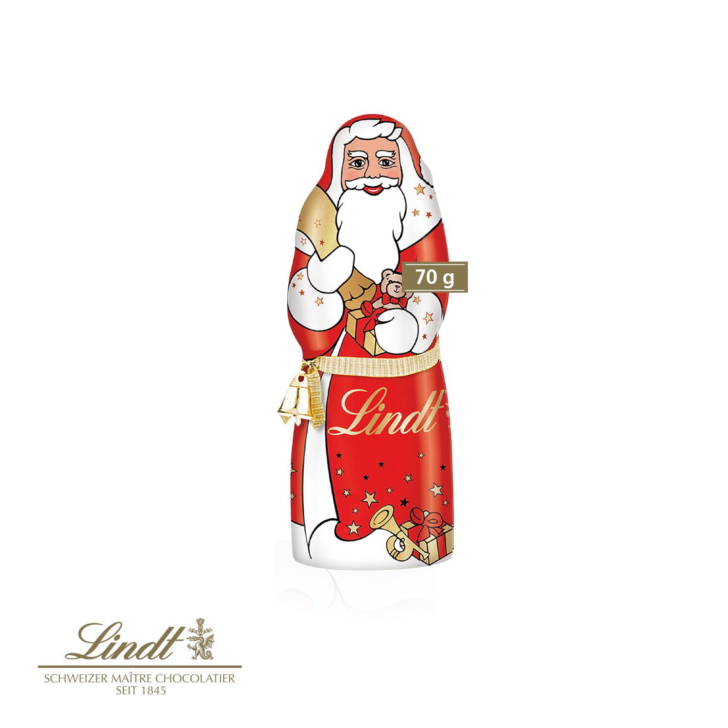 Lindt Weihnachtsmann mit Glöckchen, 70g-39