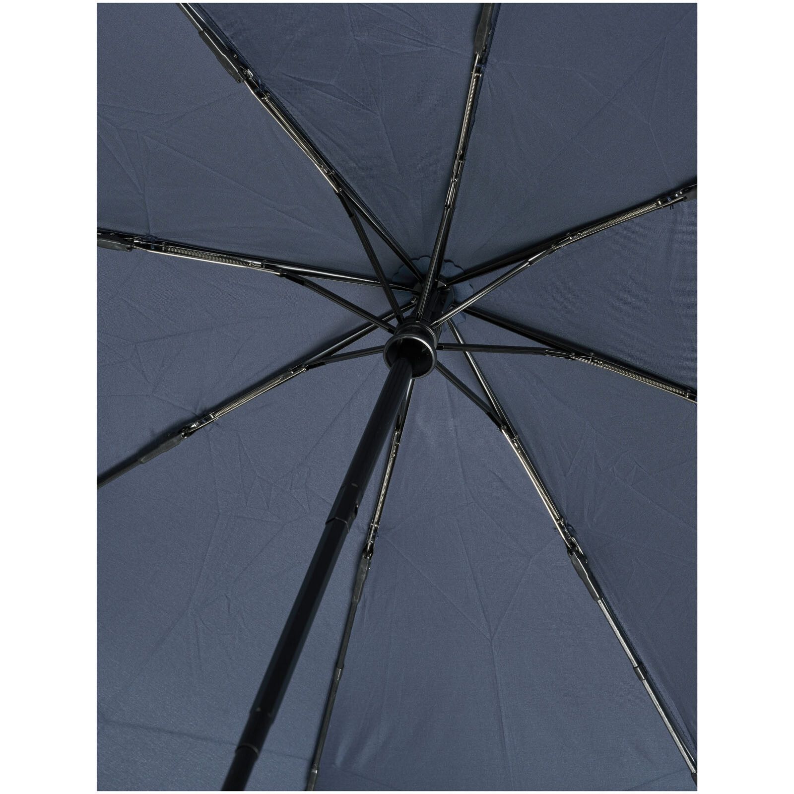 Bo 21" Vollautomatik Kompaktregenschirm aus recyceltem PET-Kunststoff - navy-366