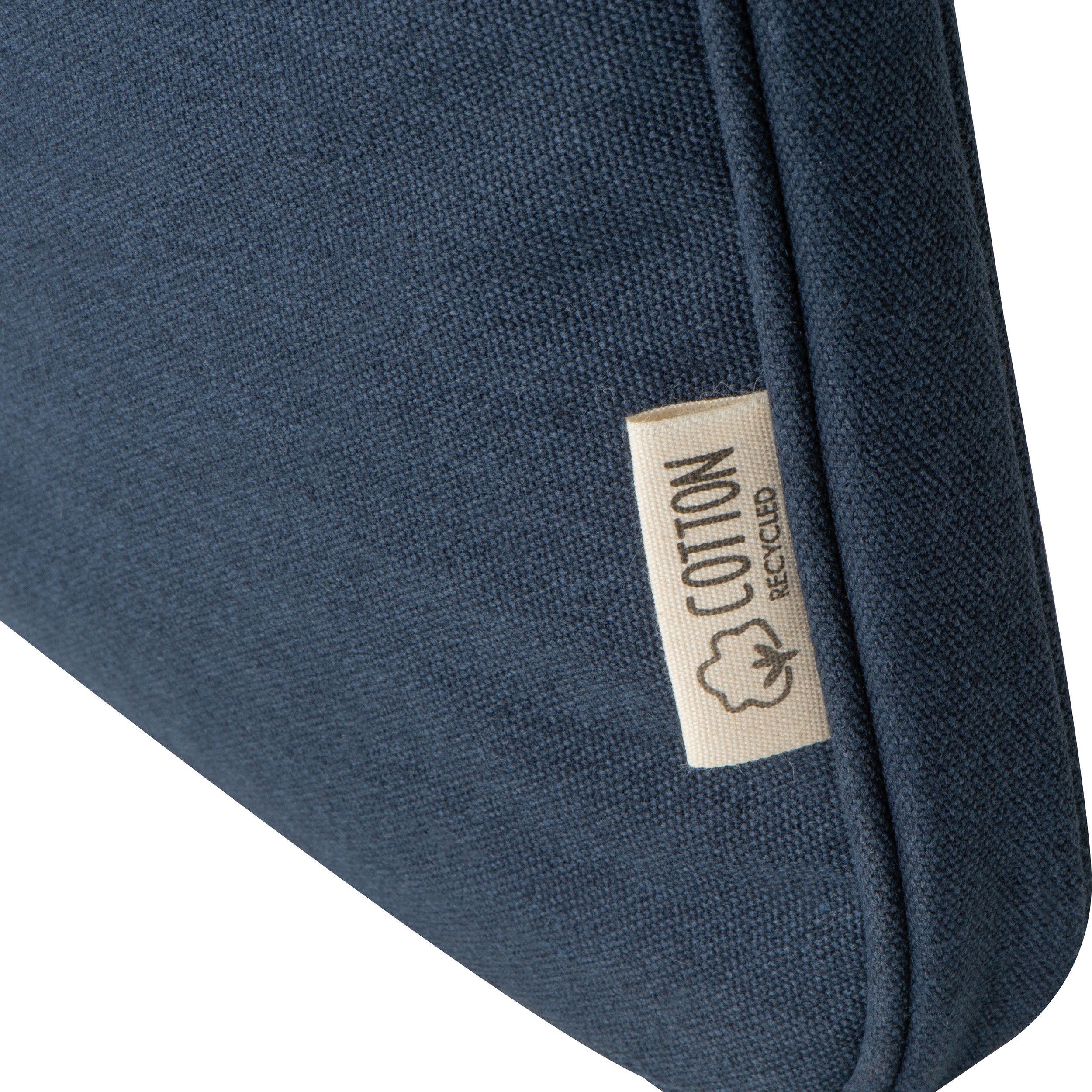 Laptoptasche aus recycelter Baumwolle - dunkelblau-424
