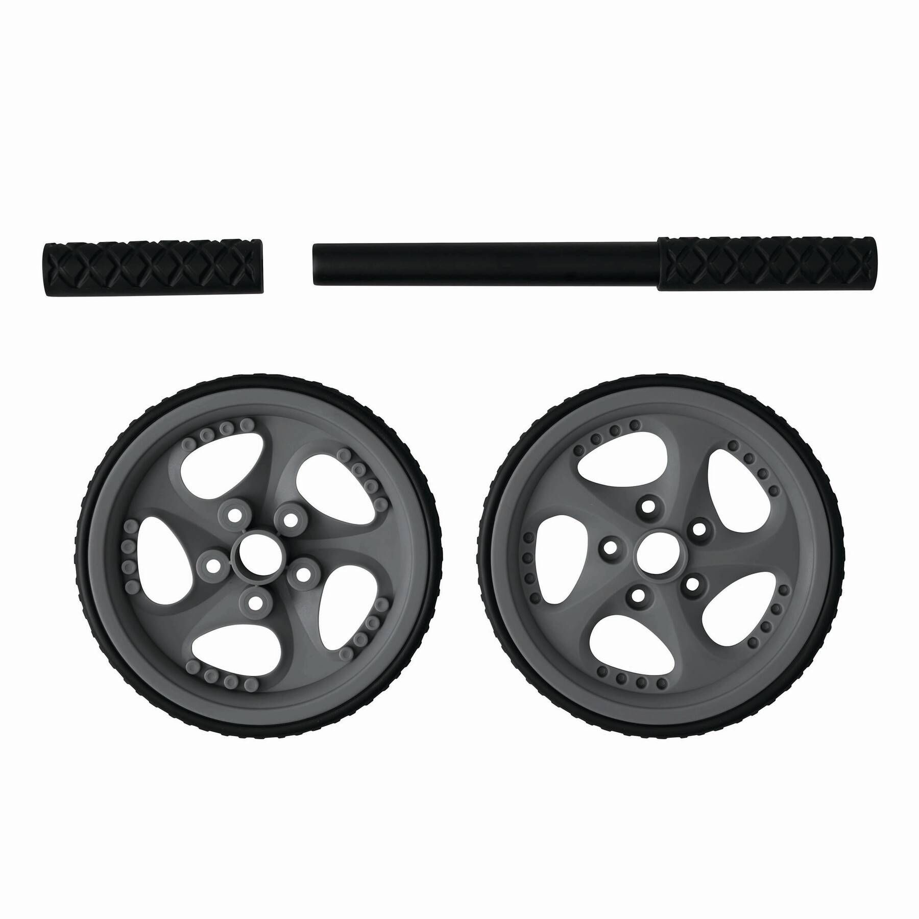 Bauchmuskeltrainer SPORT WHEEL - grau - schwarz-305